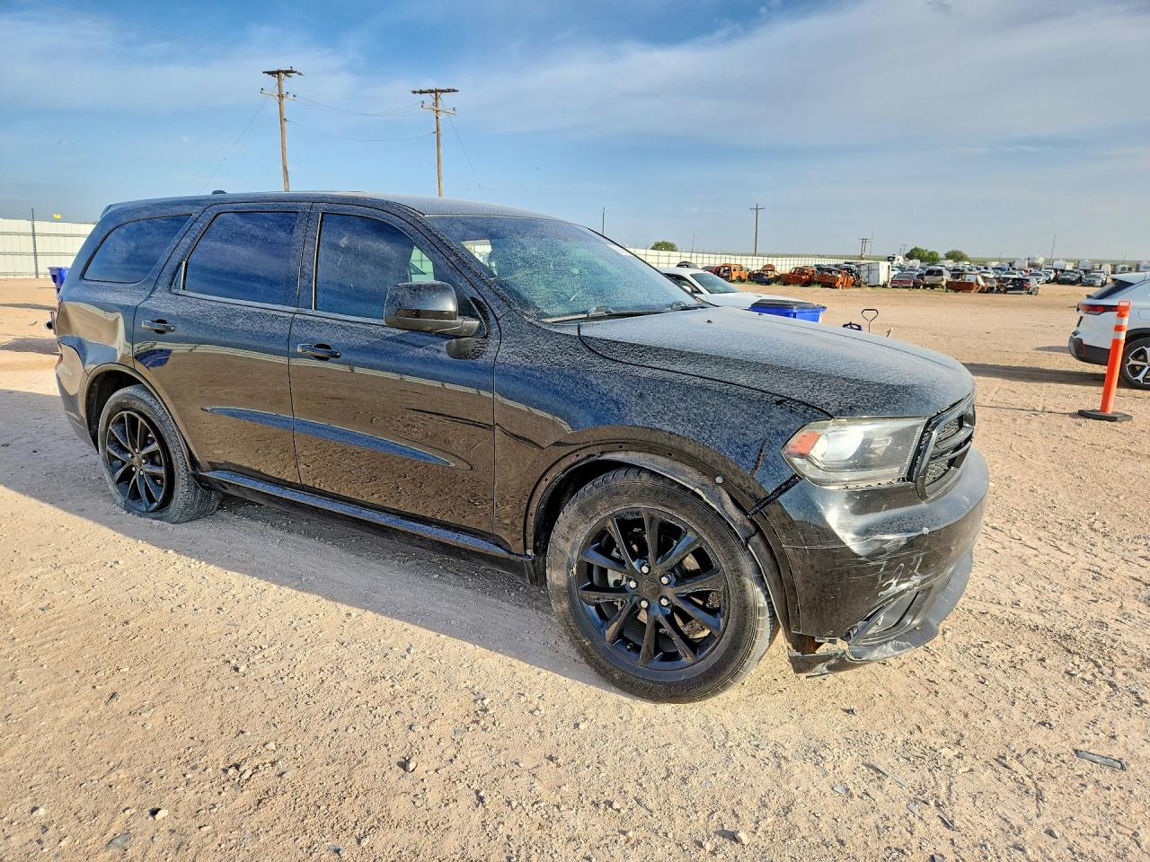 2018 Dodge Durango Sxt Black vin: 1C4RDHAG0JC490204