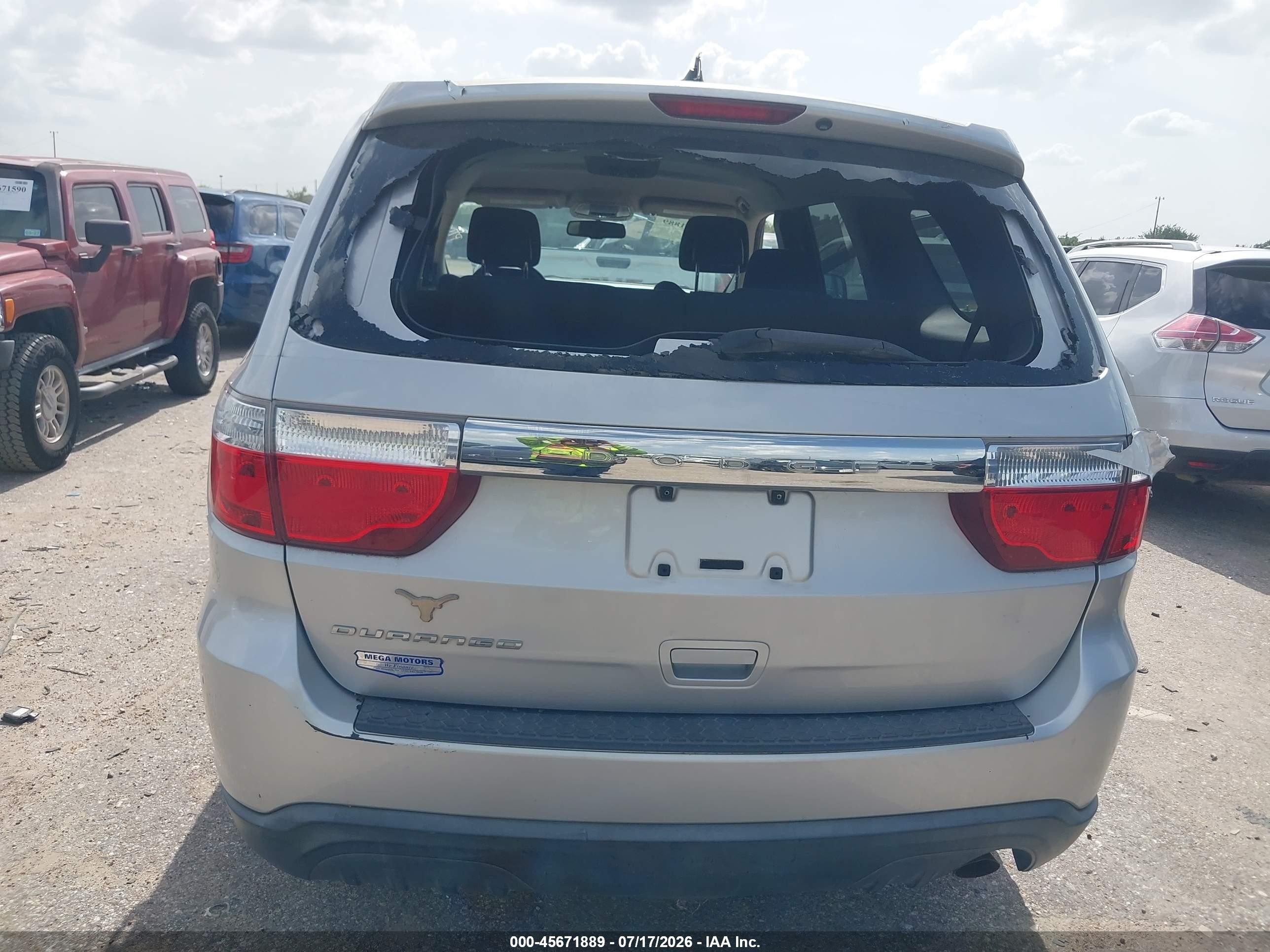2013 Dodge Durango Sxt Серебряный vin: 1C4RDHAG1DC530147