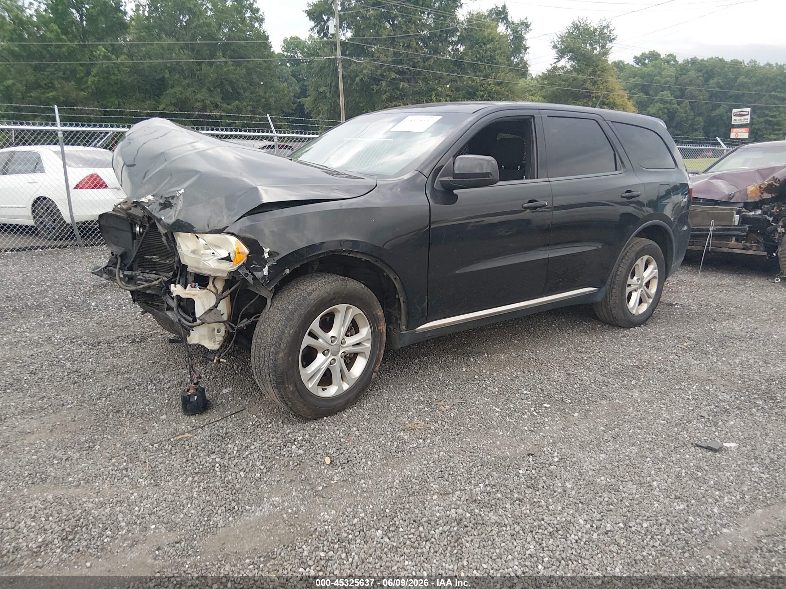 2013 Dodge Durango Sxt Black vin: 1C4RDHAG1DC675981