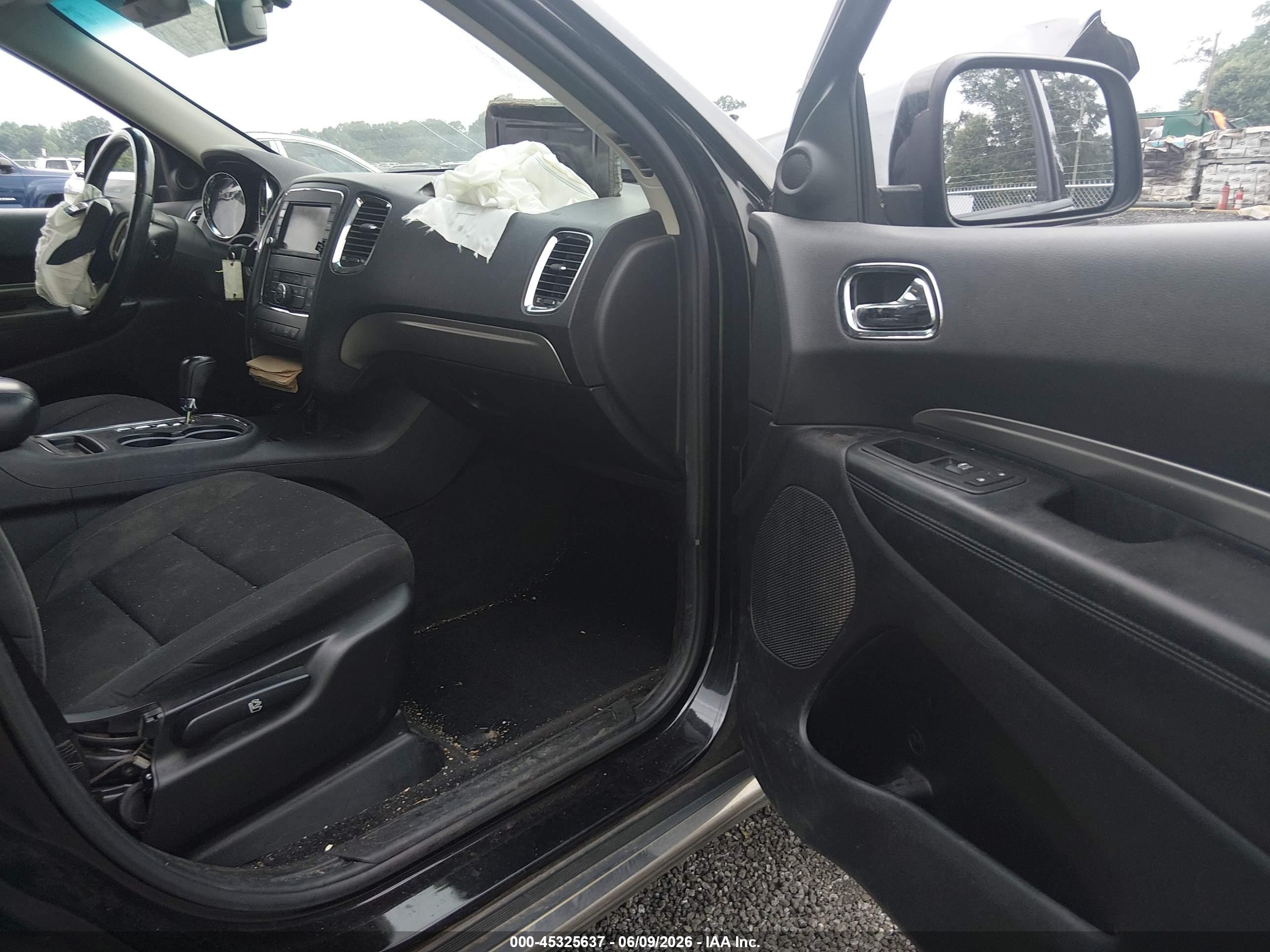 2013 Dodge Durango Sxt Black vin: 1C4RDHAG1DC675981