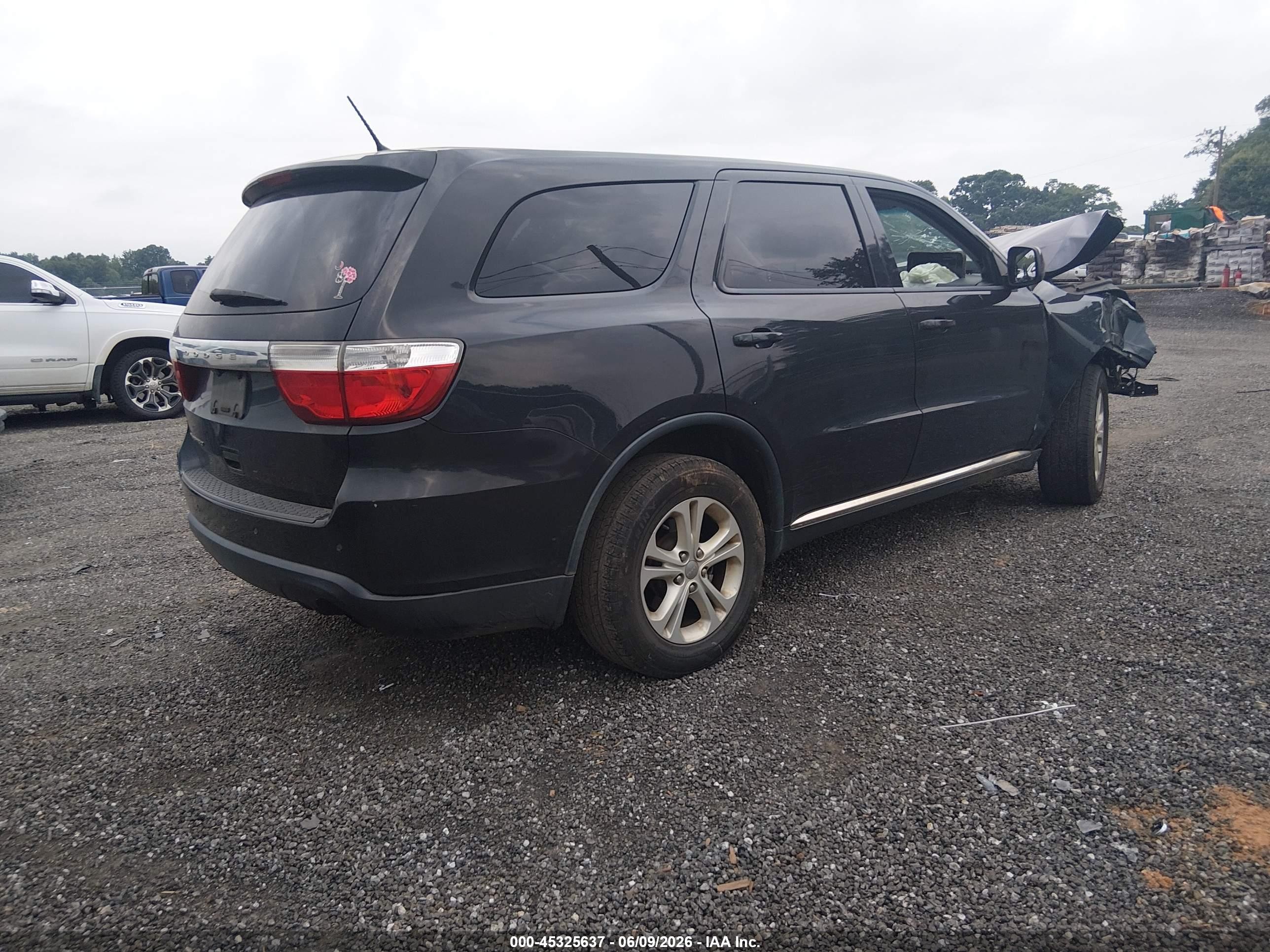 2013 Dodge Durango Sxt Black vin: 1C4RDHAG1DC675981
