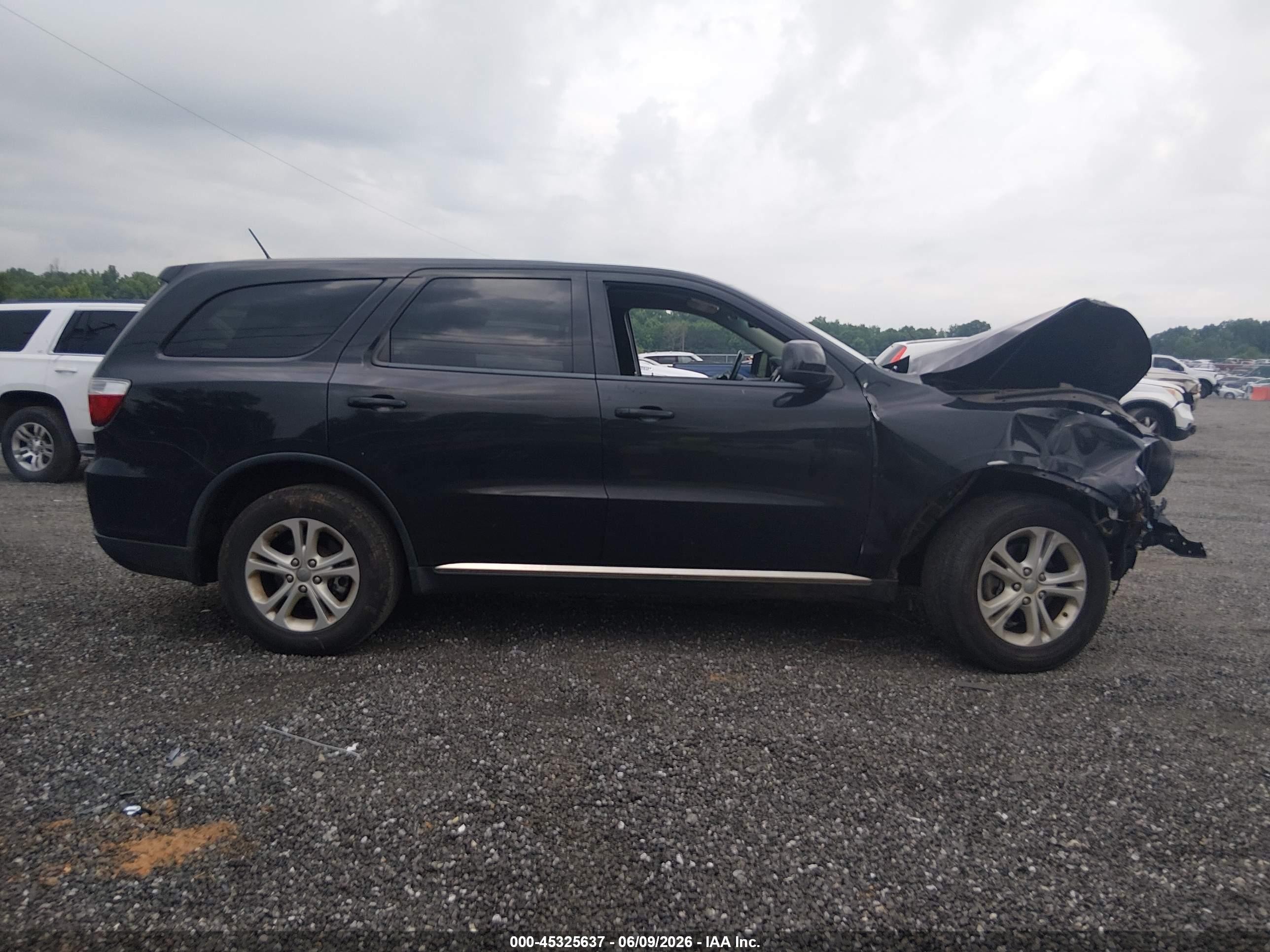 2013 Dodge Durango Sxt Black vin: 1C4RDHAG1DC675981