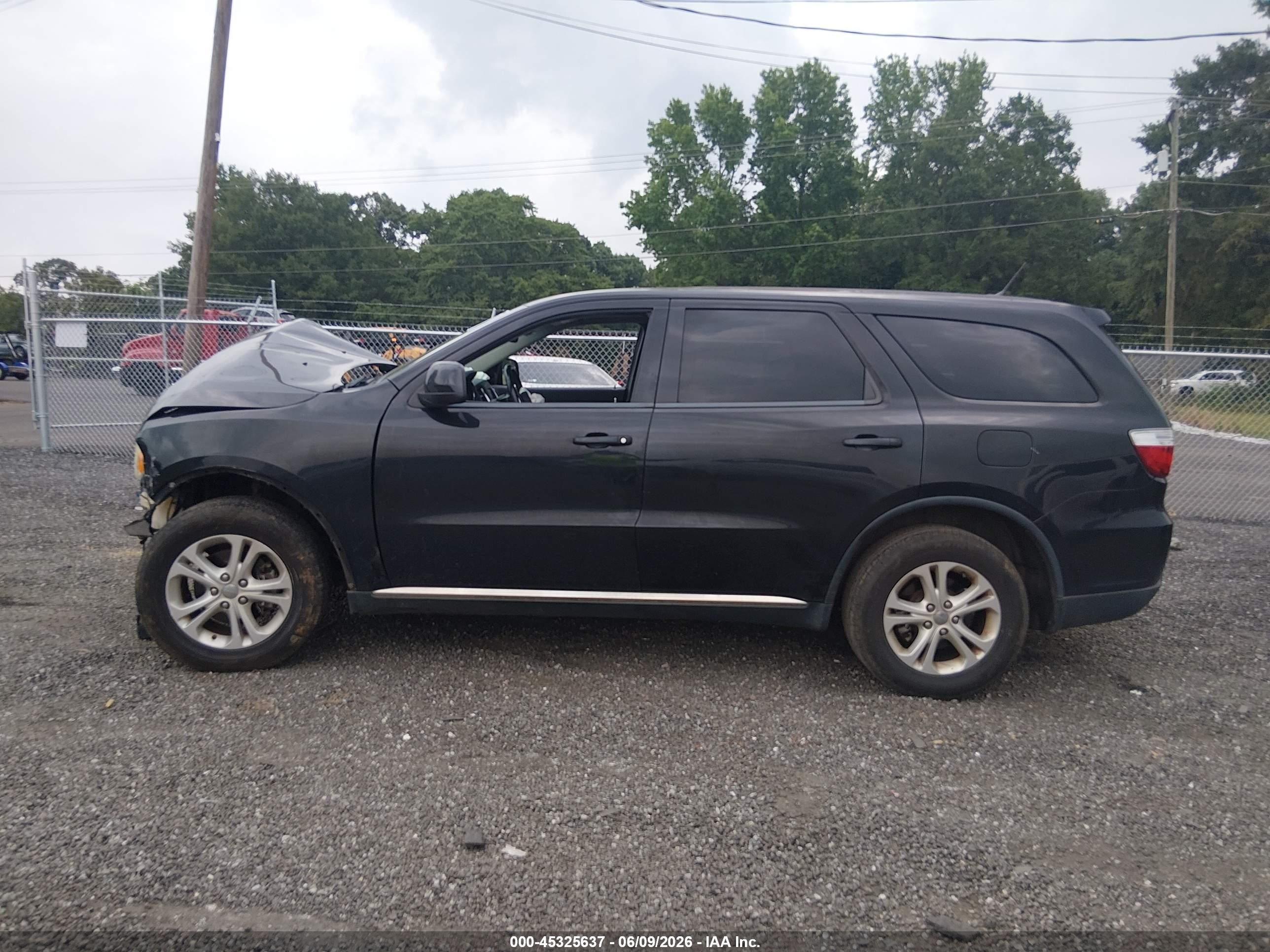 2013 Dodge Durango Sxt Black vin: 1C4RDHAG1DC675981