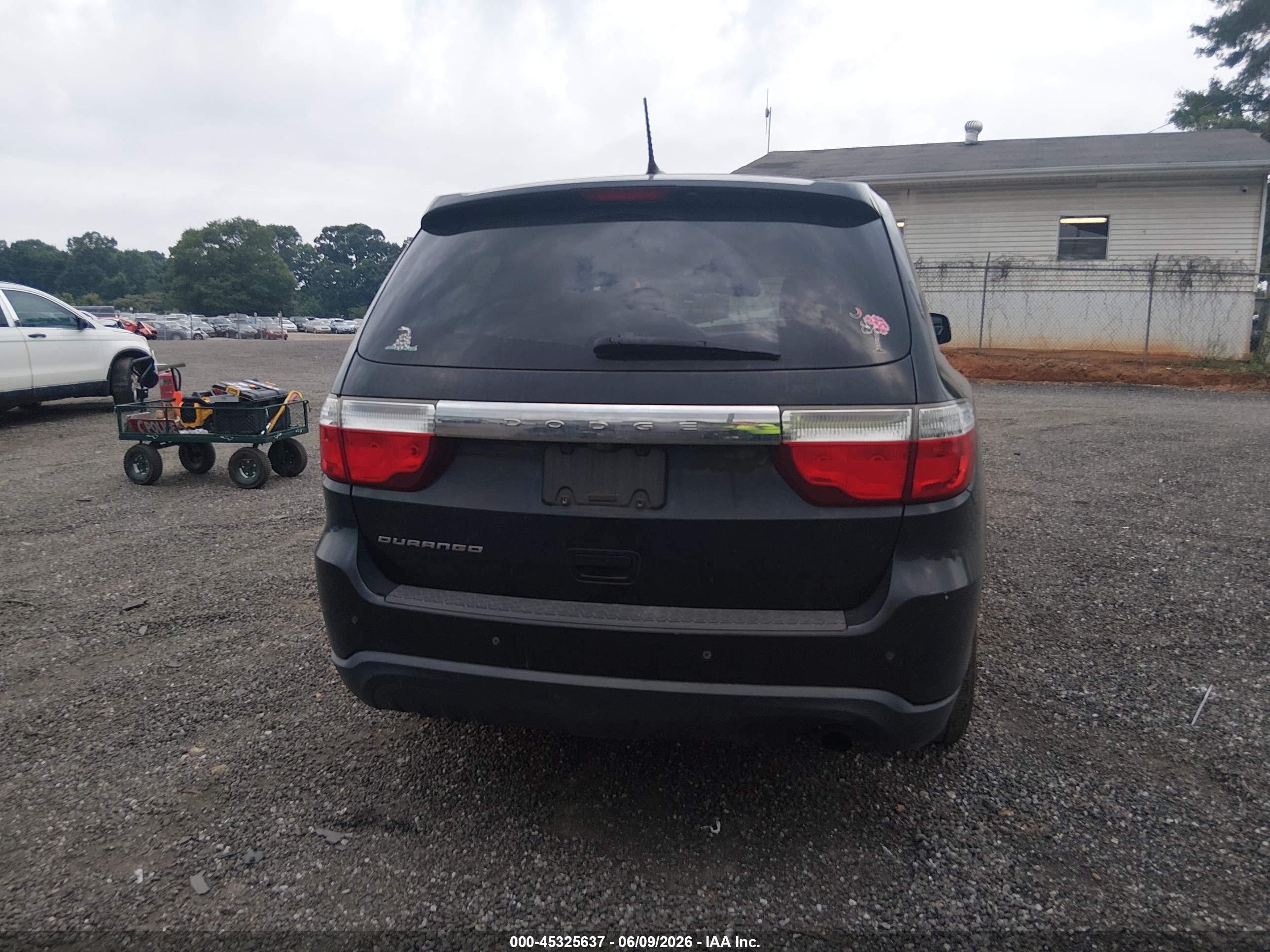 2013 Dodge Durango Sxt Black vin: 1C4RDHAG1DC675981