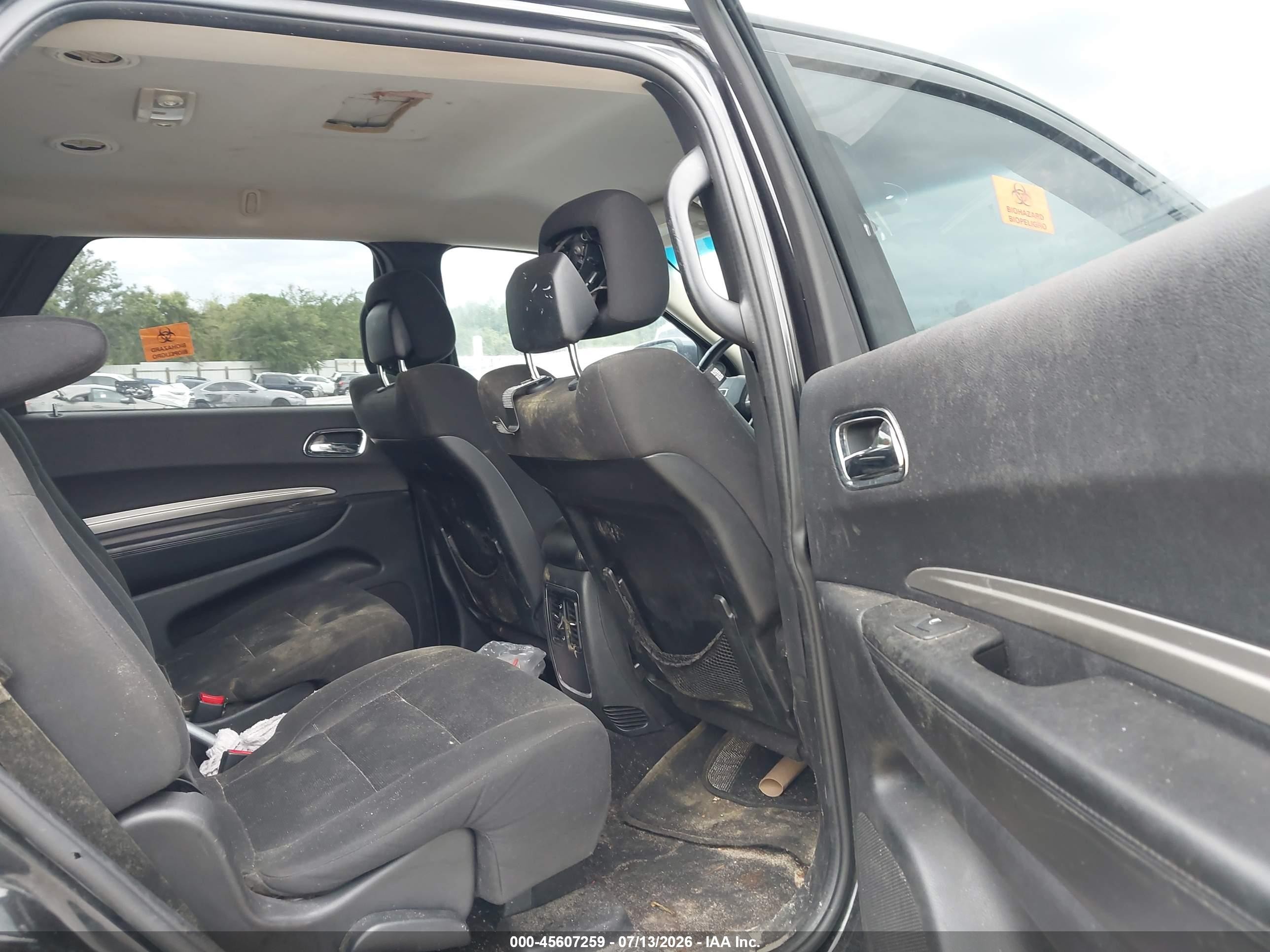 2013 Dodge Durango Sxt Black vin: 1C4RDHAG1DC689329