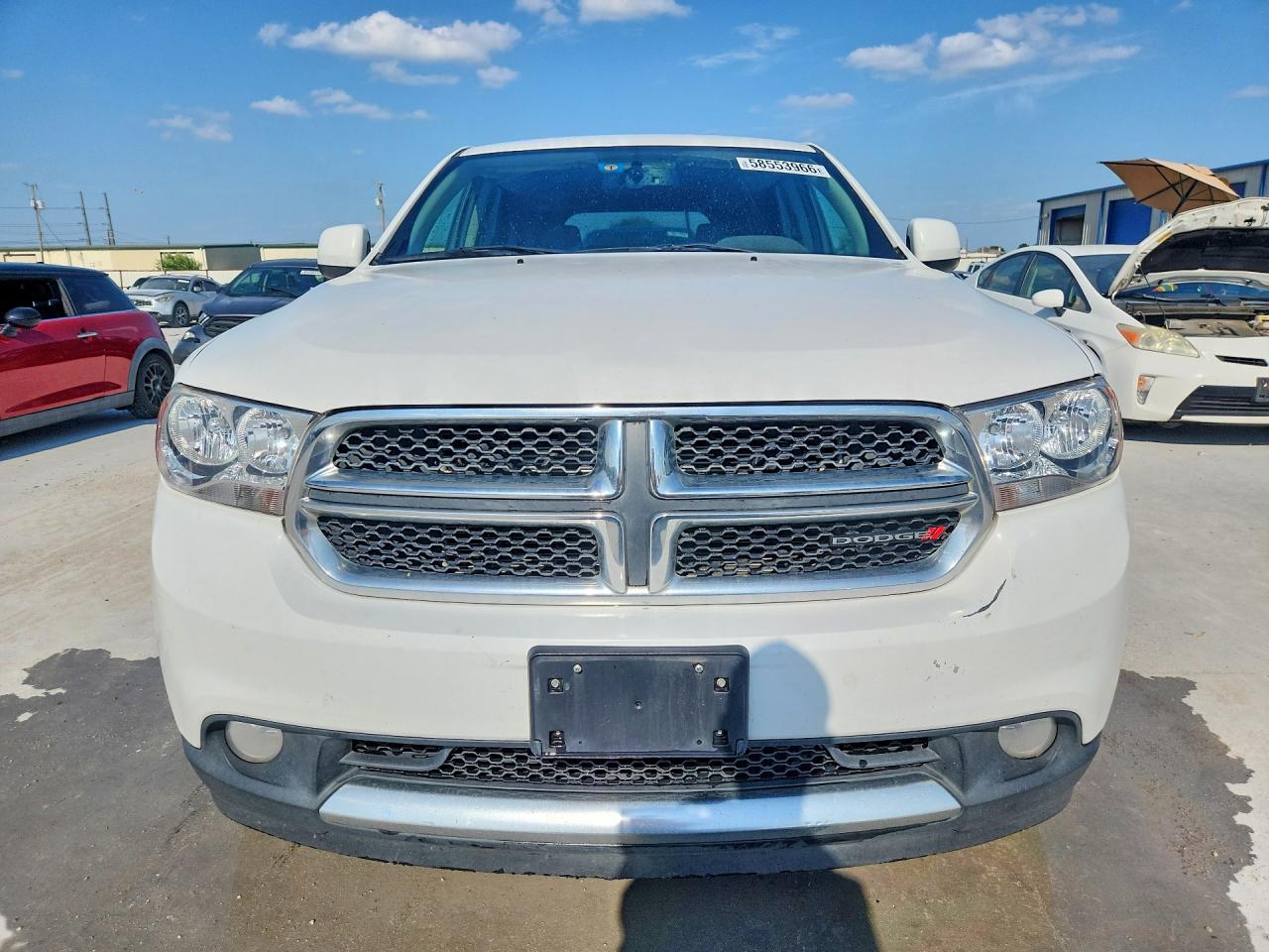 2013 Dodge Durango Sxt Белый vin: 1C4RDHAG1DC690917