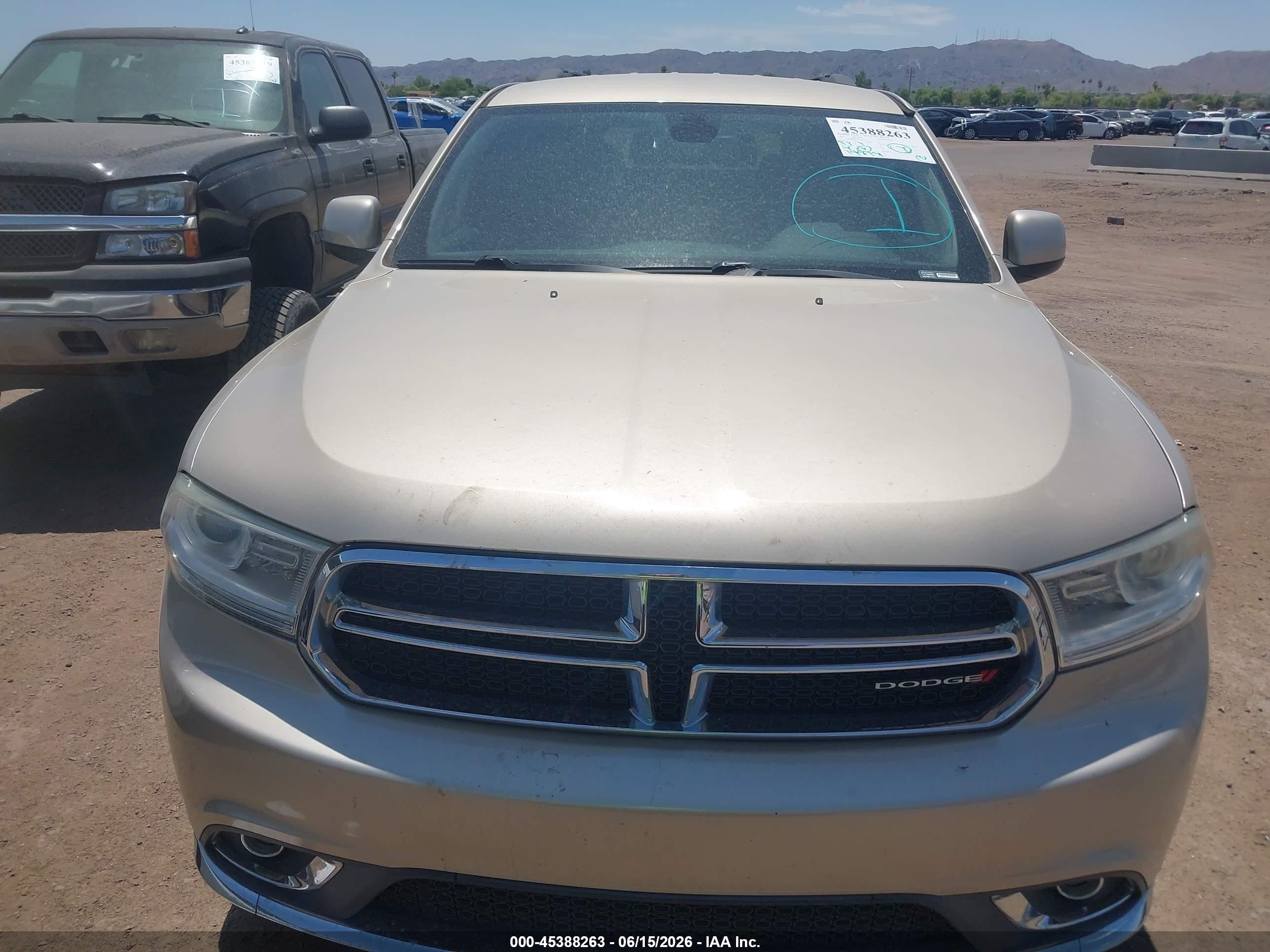 2015 Dodge Durango Sxt Золотой vin: 1C4RDHAG1FC153760