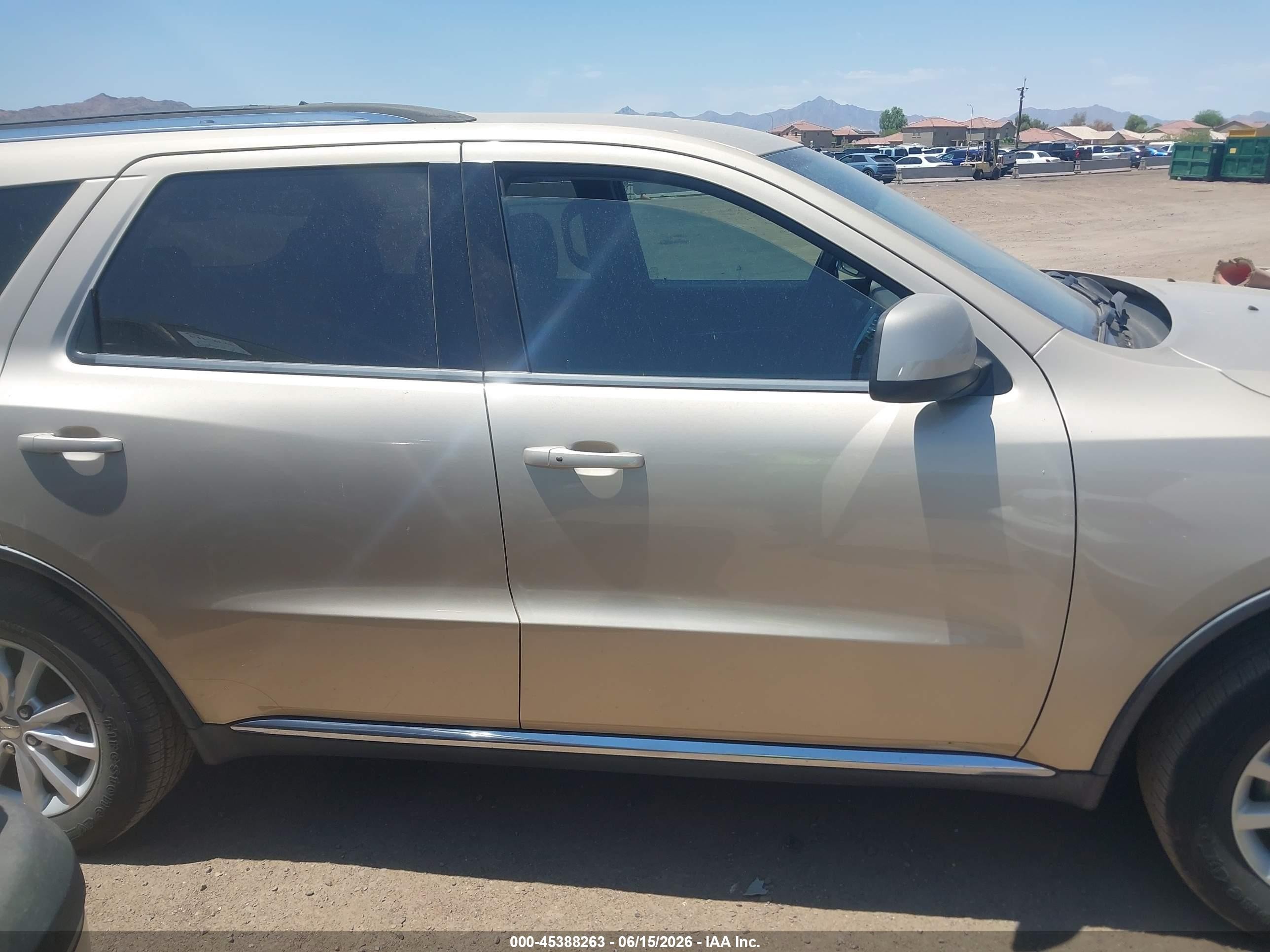 2015 Dodge Durango Sxt Золотой vin: 1C4RDHAG1FC153760