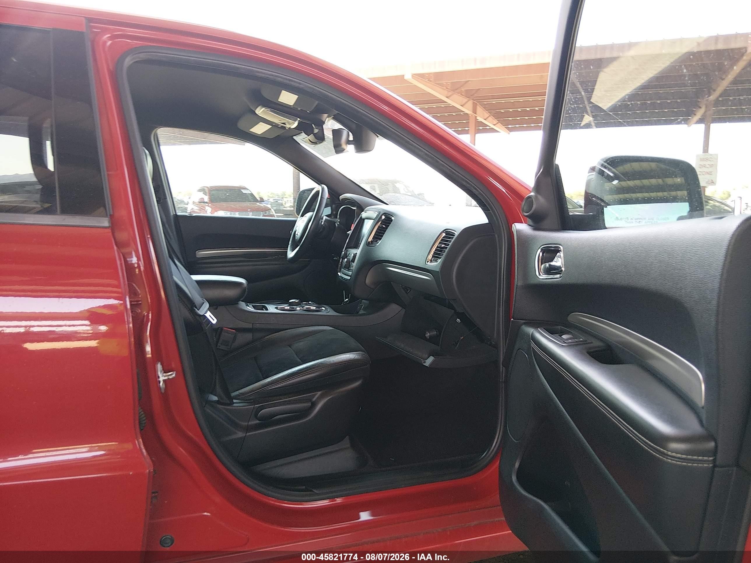 2015 Dodge Durango Sxt Red vin: 1C4RDHAG1FC222513