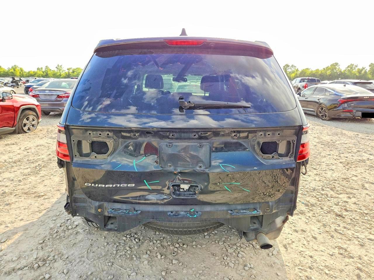 2015 Dodge Durango Sxt Black vin: 1C4RDHAG1FC239604