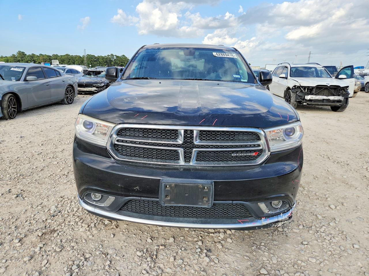 2015 Dodge Durango Sxt Black vin: 1C4RDHAG1FC239604