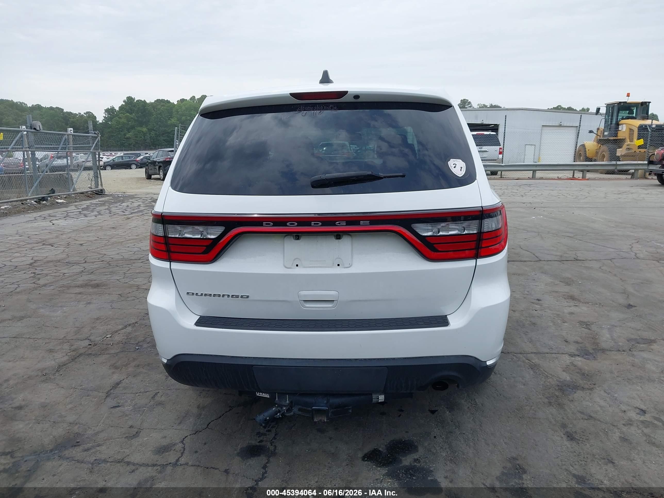 2015 Dodge Durango Sxt Белый vin: 1C4RDHAG1FC800903