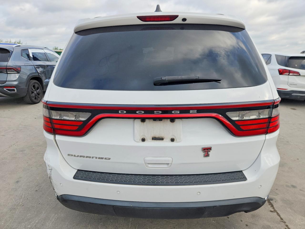 2015 Dodge Durango Sxt White vin: 1C4RDHAG1FC923066