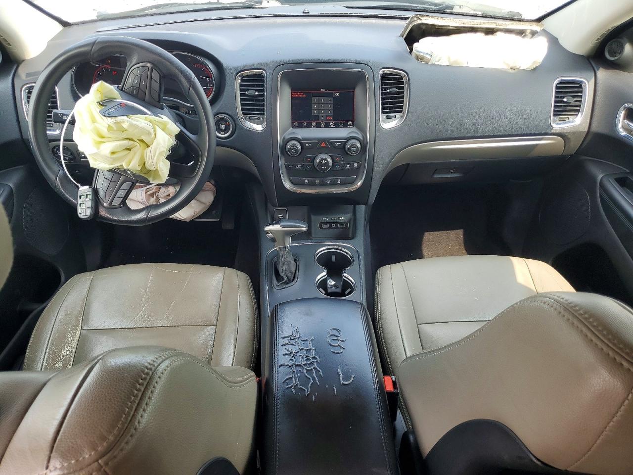 2018 Dodge Durango Sxt White vin: 1C4RDHAG1JC100419
