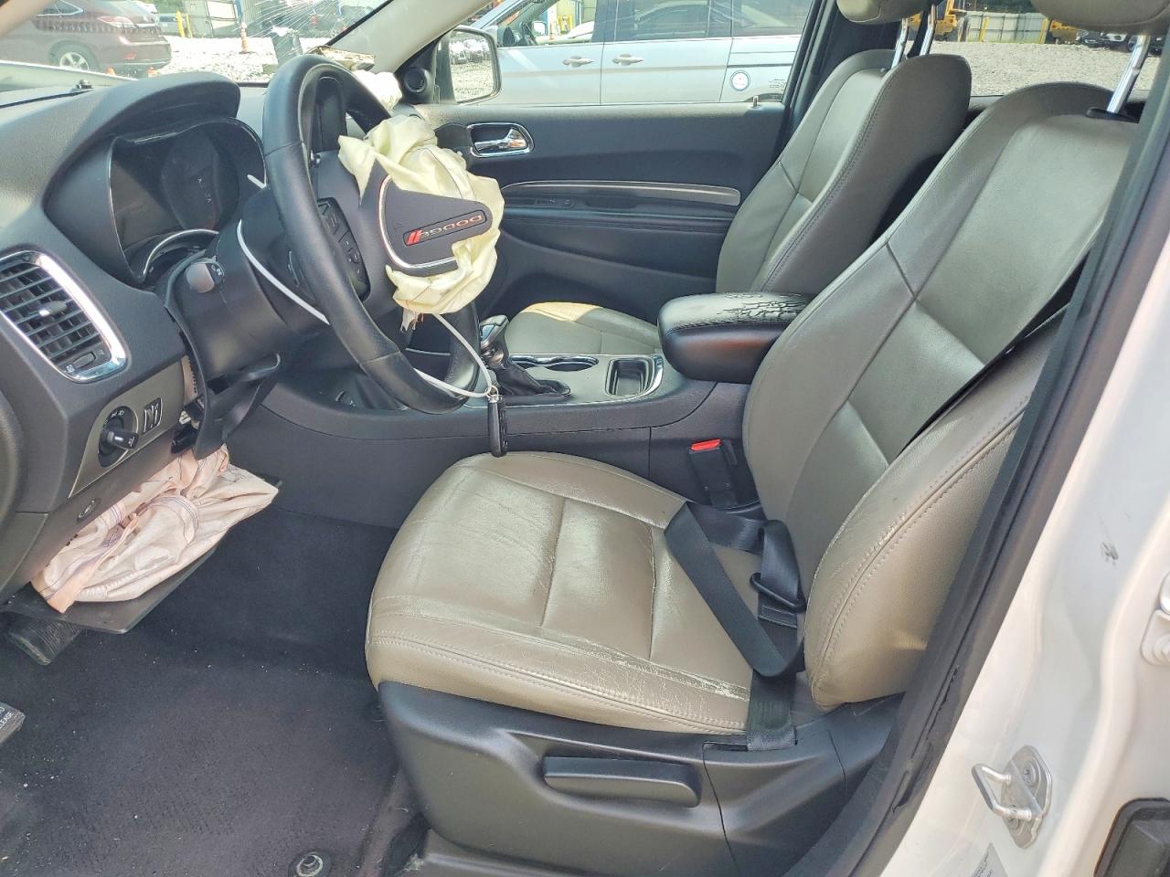 2018 Dodge Durango Sxt White vin: 1C4RDHAG1JC100419