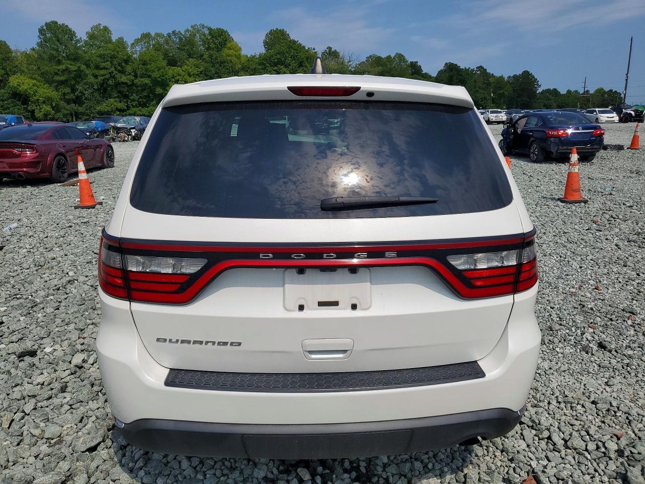 2018 Dodge Durango Sxt White vin: 1C4RDHAG1JC100419