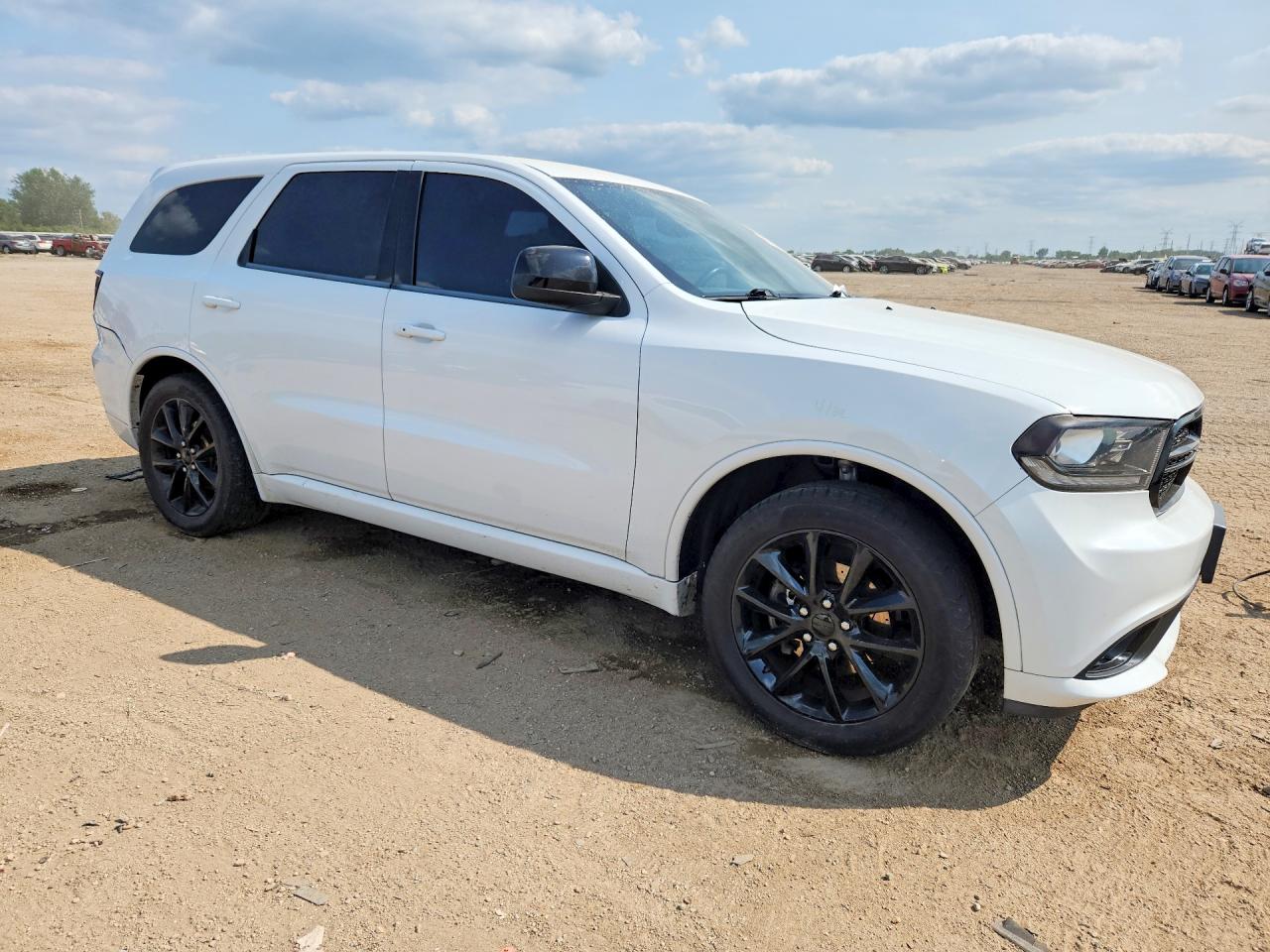 2018 Dodge Durango Sxt White vin: 1C4RDHAG1JC142301