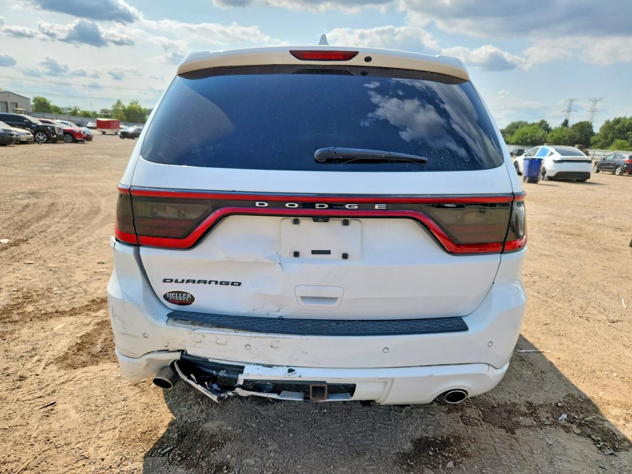 2018 Dodge Durango Sxt White vin: 1C4RDHAG1JC142301