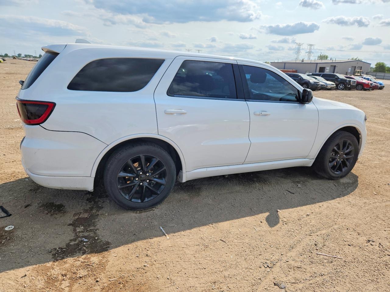 2018 Dodge Durango Sxt White vin: 1C4RDHAG1JC142301