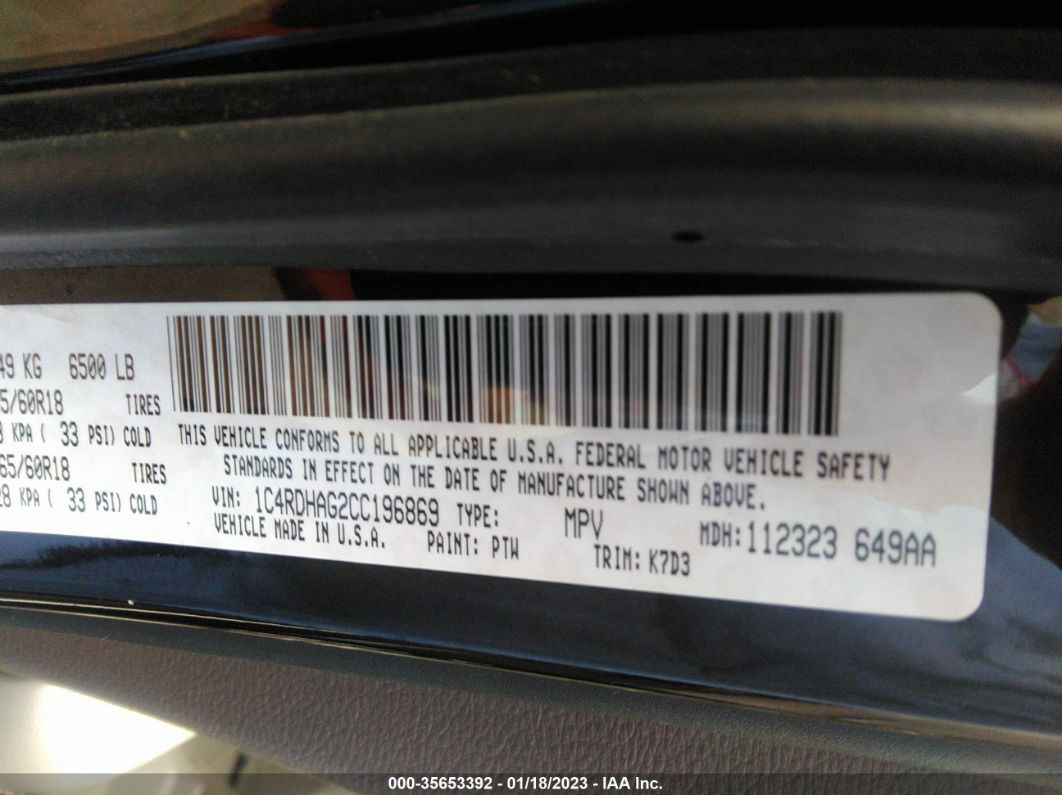 2012 Dodge Durango Sxt Brown vin: 1C4RDHAG2CC196869