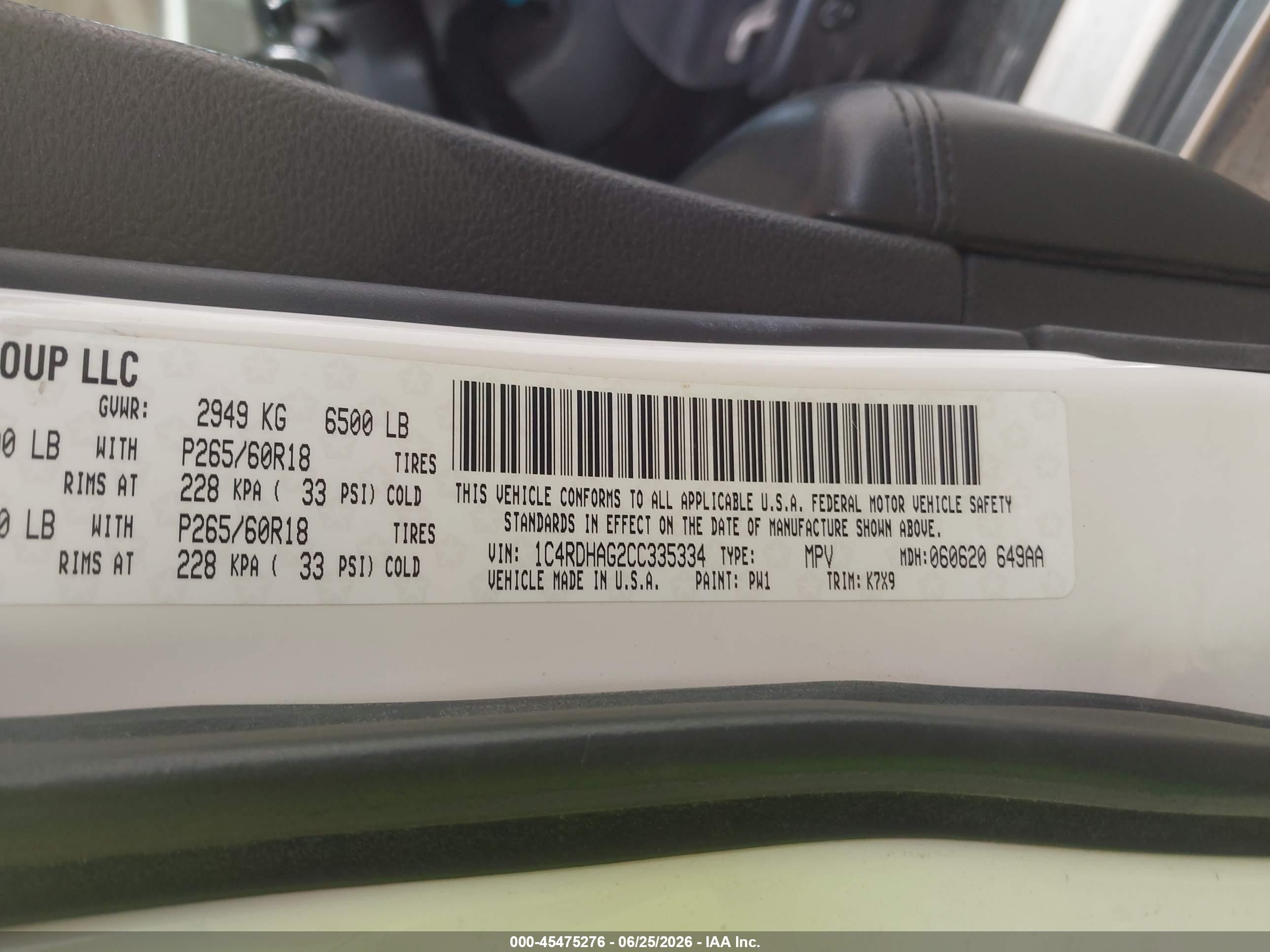 2012 Dodge Durango Sxt Red vin: 1C4RDHAG2CC335334