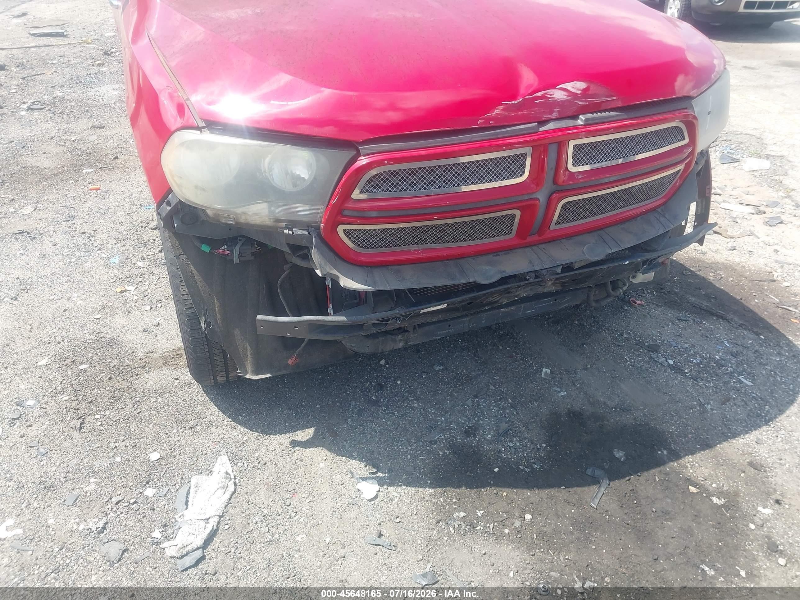 2013 Dodge Durango Sxt Red vin: 1C4RDHAG2DC658297