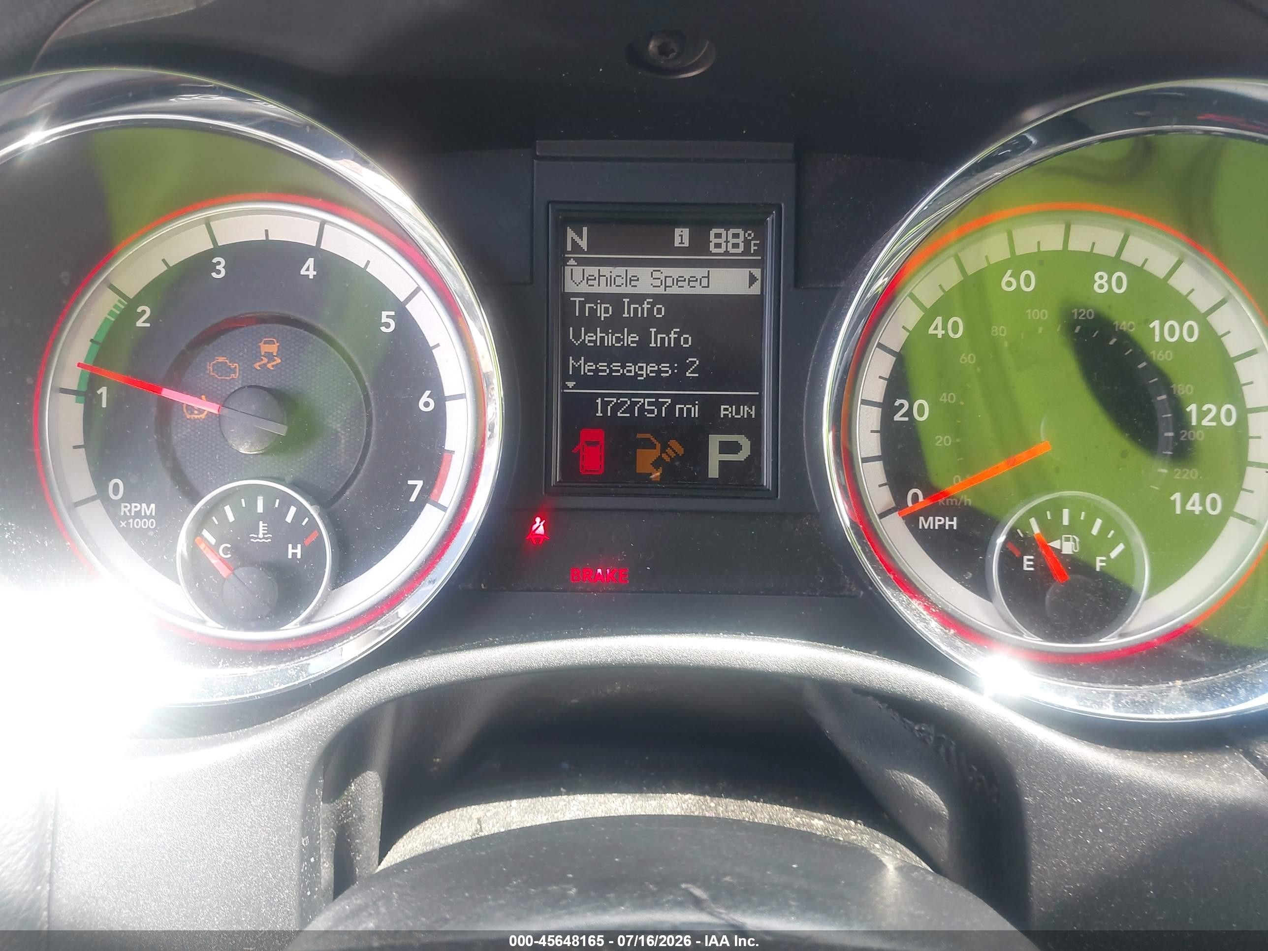 2013 Dodge Durango Sxt Red vin: 1C4RDHAG2DC658297
