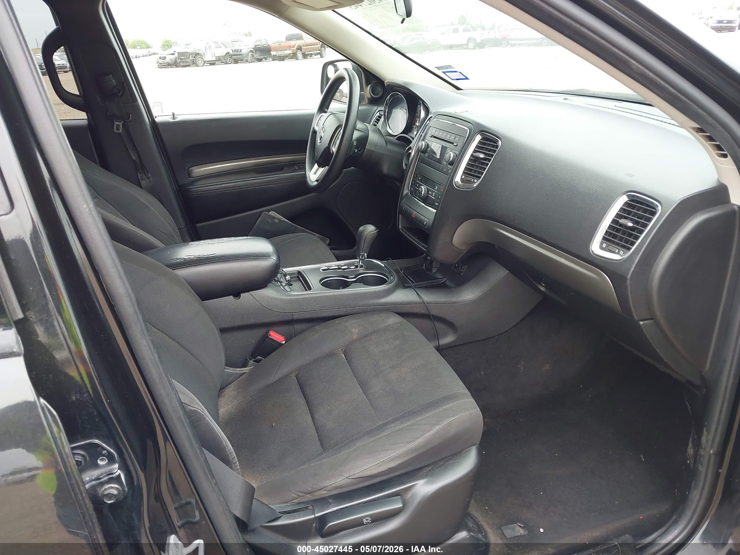 2013 Dodge Durango Sxt Черный vin: 1C4RDHAG2DC681918