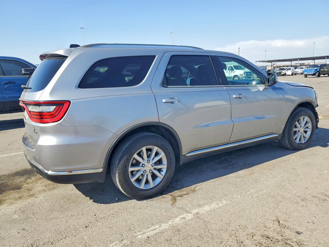 2014 Dodge Durango Sxt Silver vin: 1C4RDHAG2EC277650