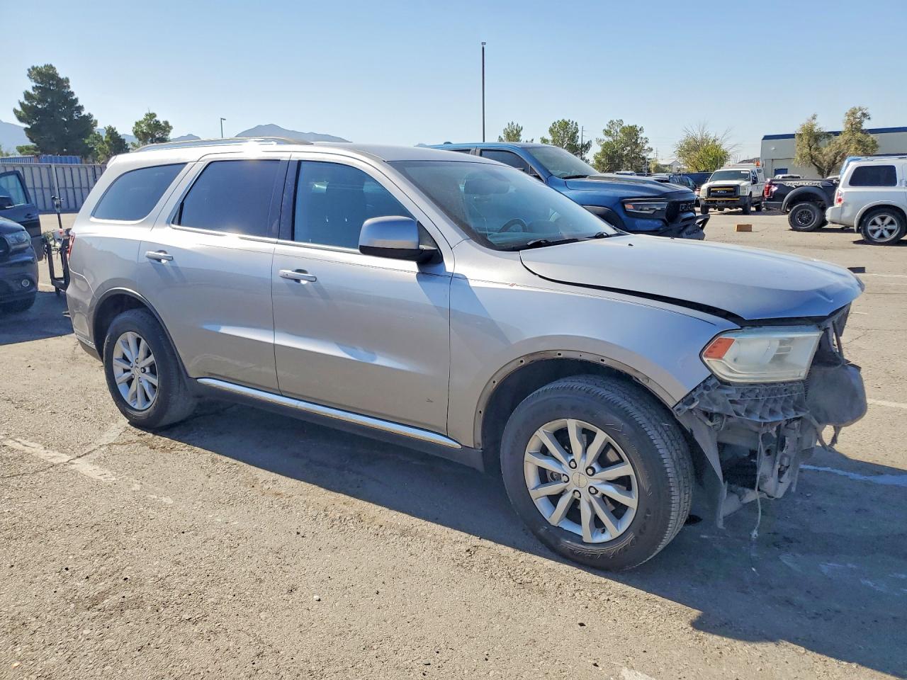 2014 Dodge Durango Sxt Silver vin: 1C4RDHAG2EC277650