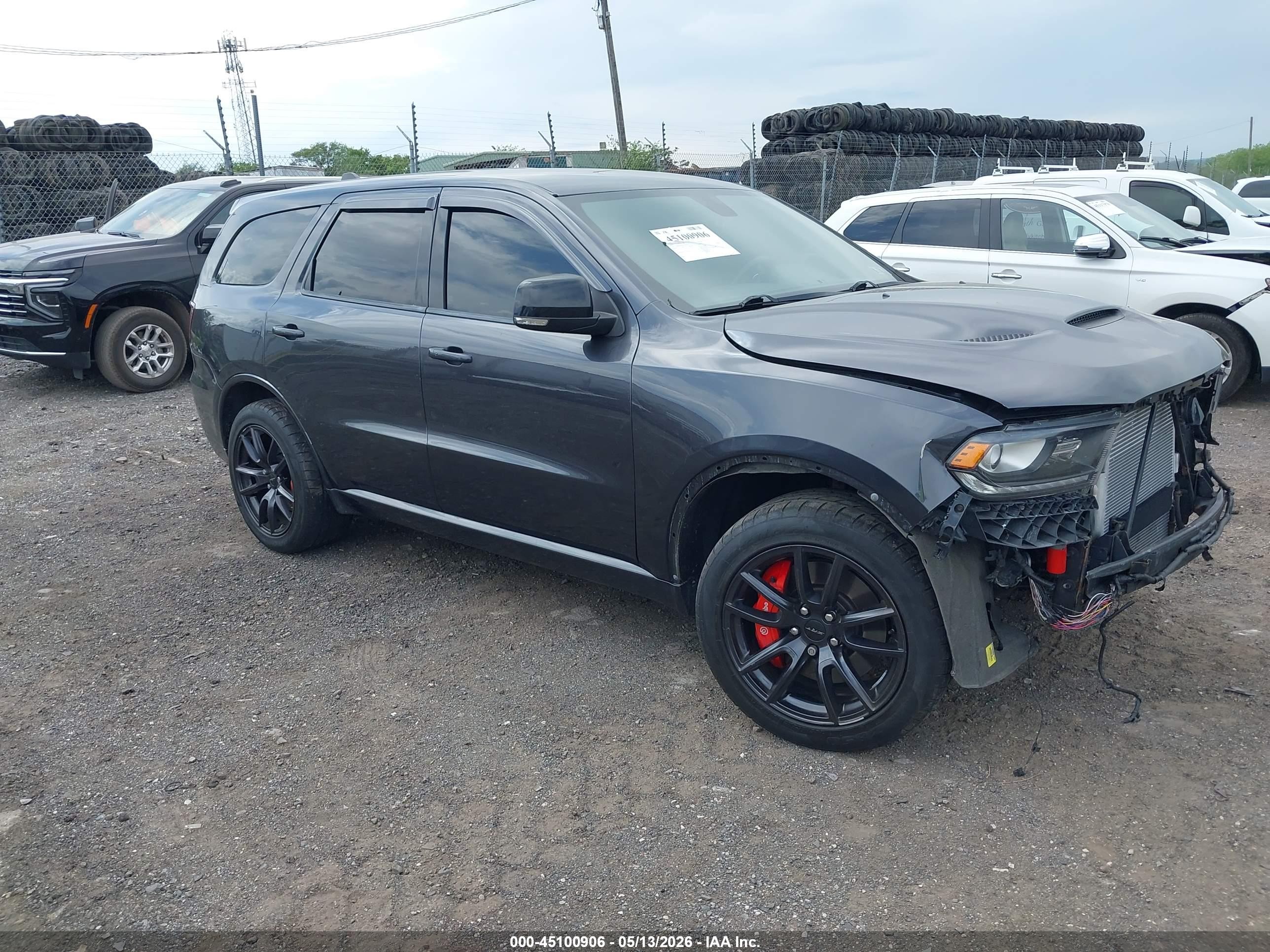 2014 Dodge Durango Sxt Gray vin: 1C4RDHAG2EC419270