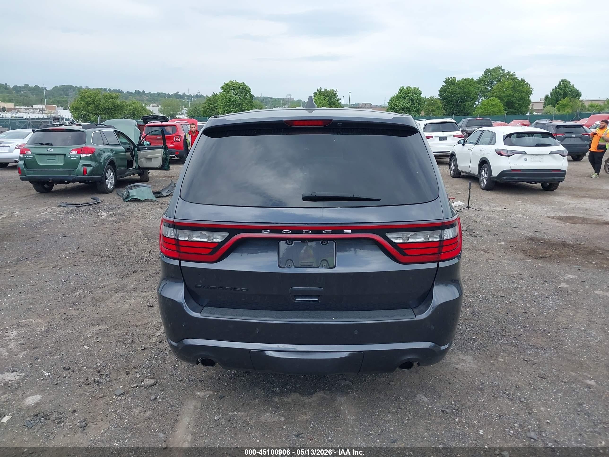 2014 Dodge Durango Sxt Gray vin: 1C4RDHAG2EC419270