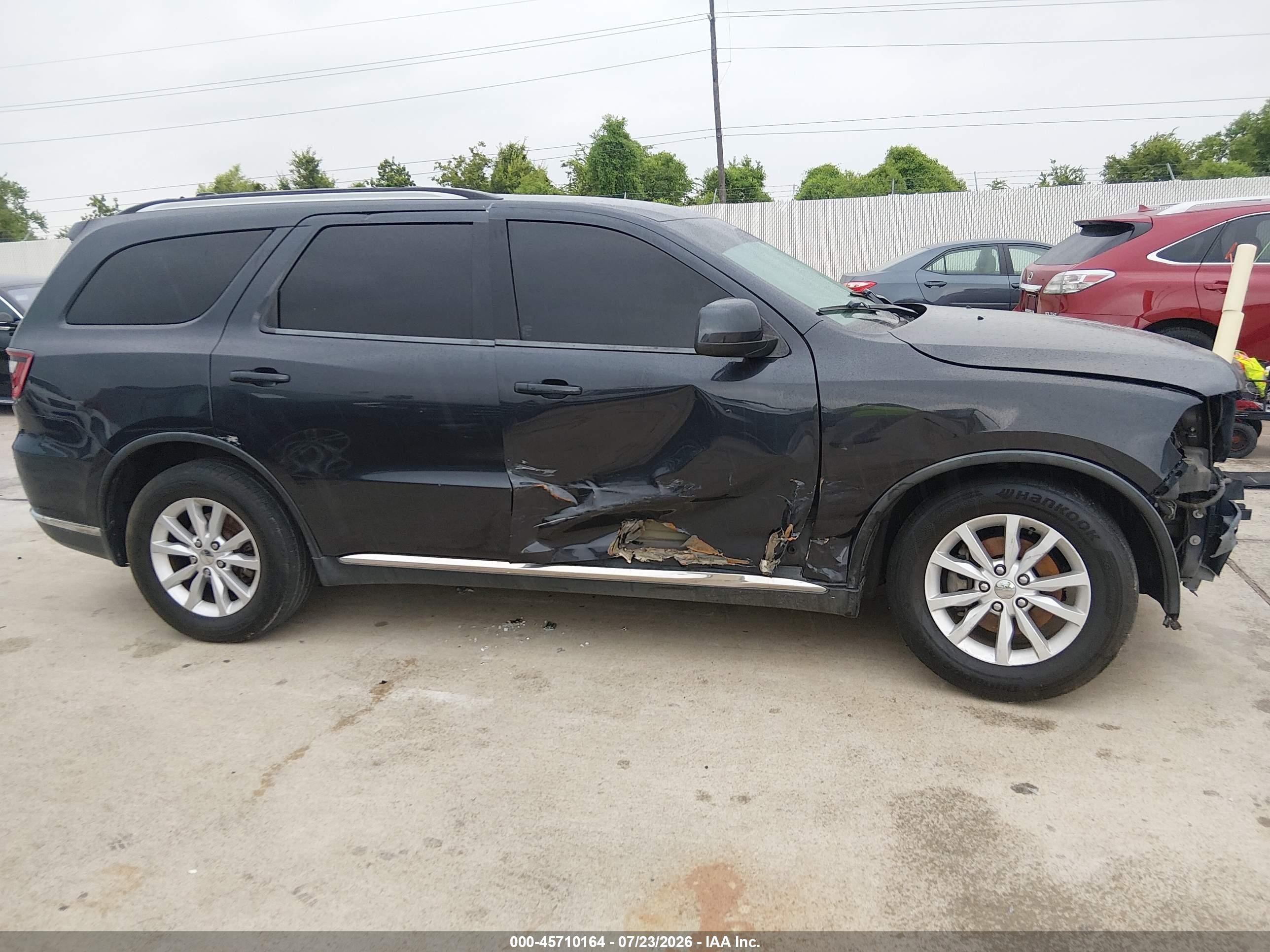 2014 Dodge Durango Sxt Gray vin: 1C4RDHAG2EC501466