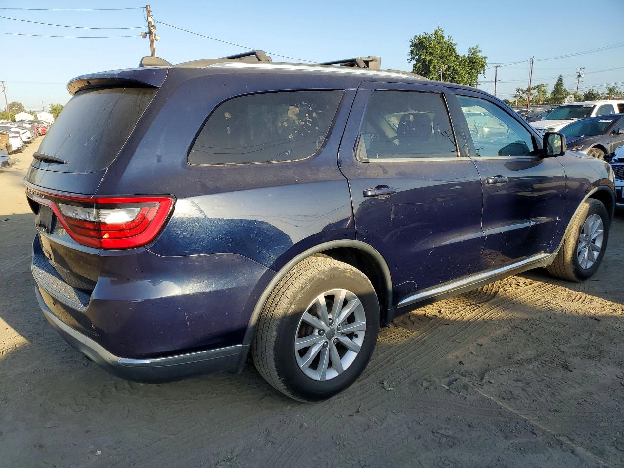 2014 Dodge Durango Sxt Blue vin: 1C4RDHAG2EC593422