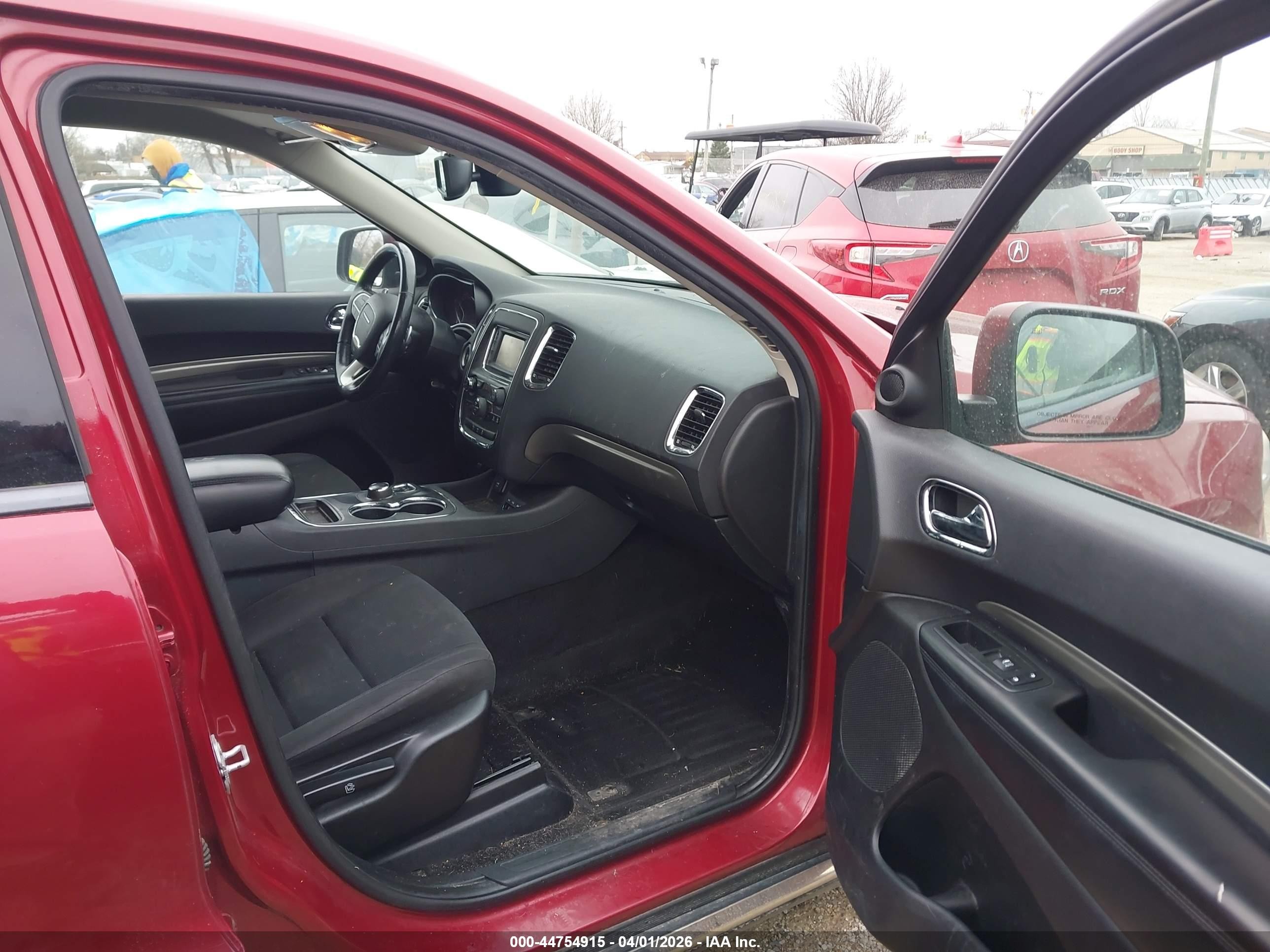 2014 Dodge Durango Sxt Red vin: 1C4RDHAG2EC972274