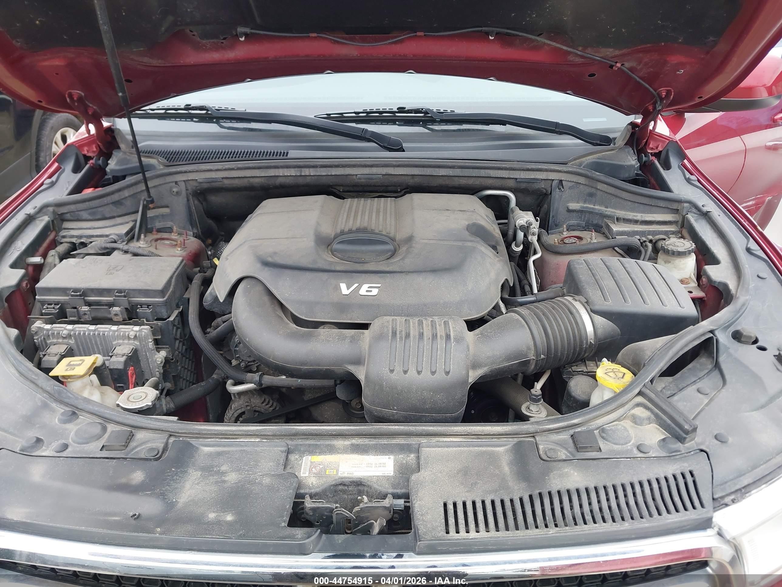 2014 Dodge Durango Sxt Red vin: 1C4RDHAG2EC972274