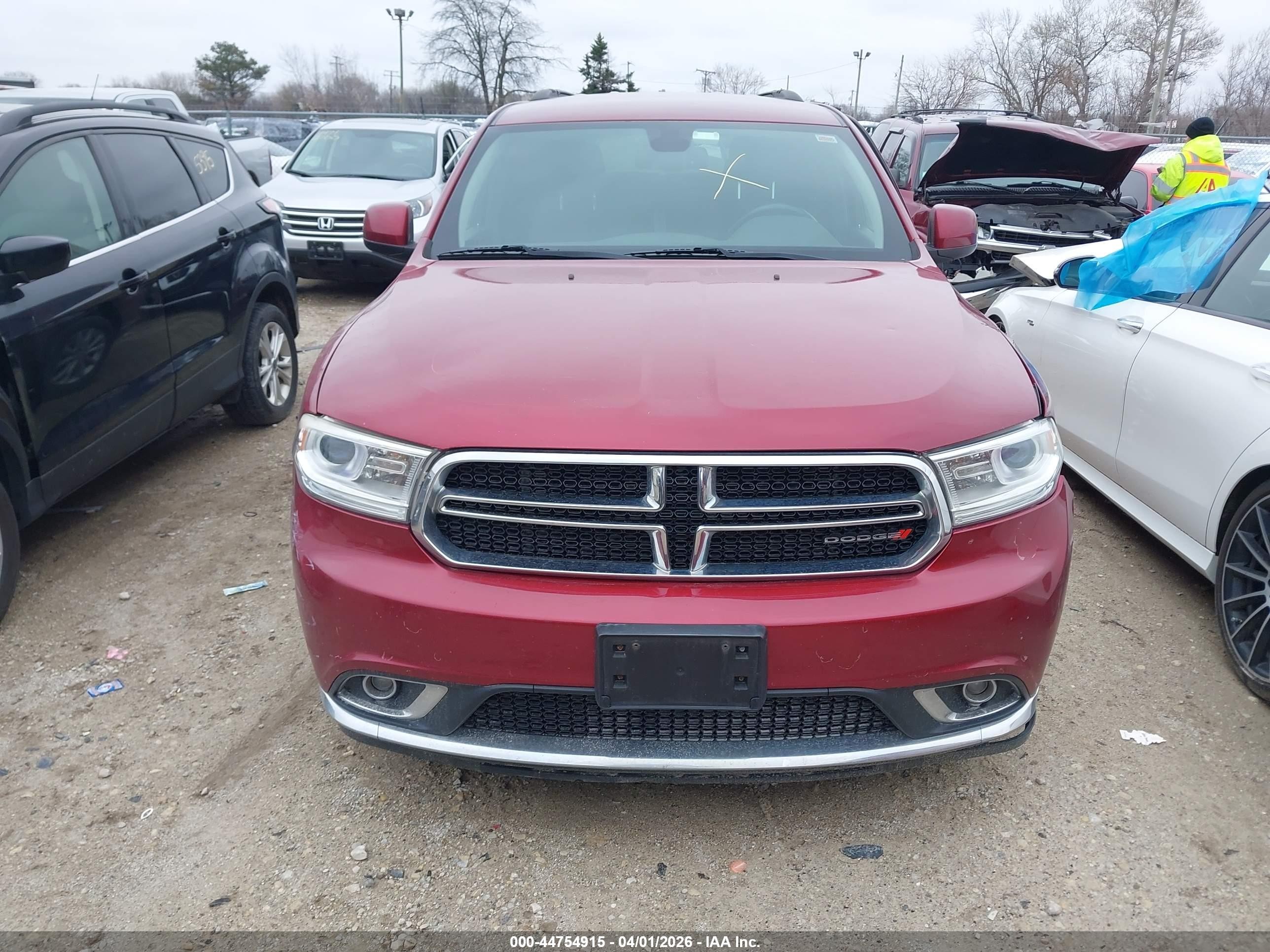 2014 Dodge Durango Sxt Red vin: 1C4RDHAG2EC972274