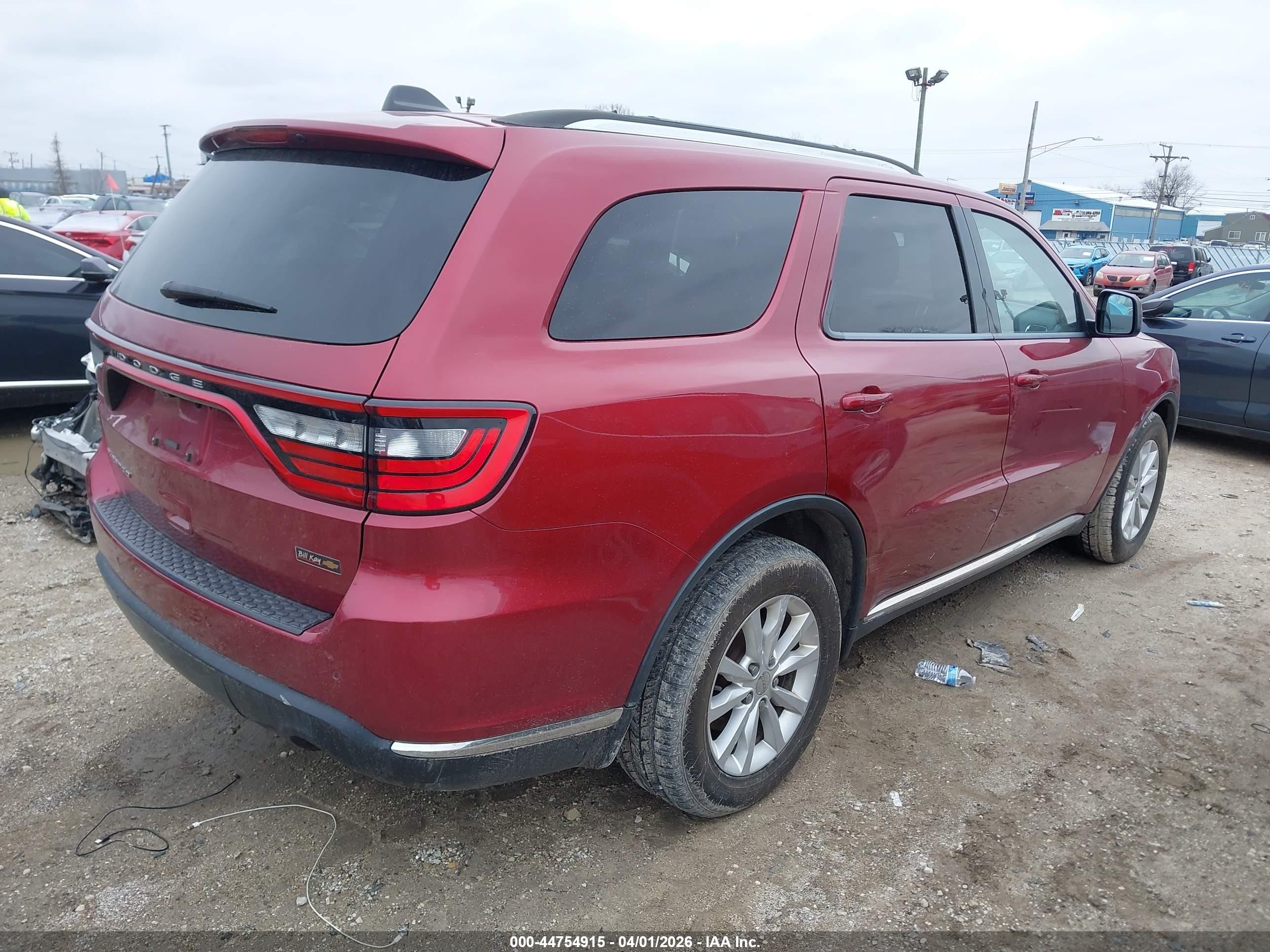2014 Dodge Durango Sxt Red vin: 1C4RDHAG2EC972274