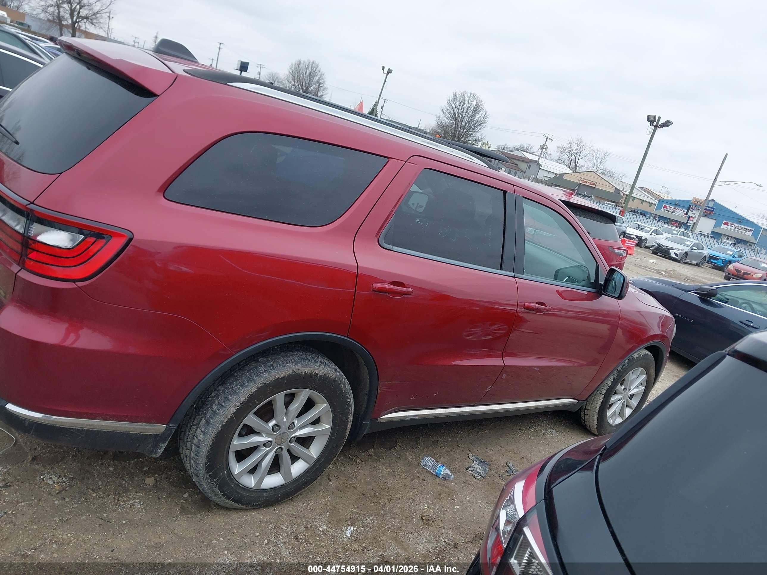 2014 Dodge Durango Sxt Red vin: 1C4RDHAG2EC972274
