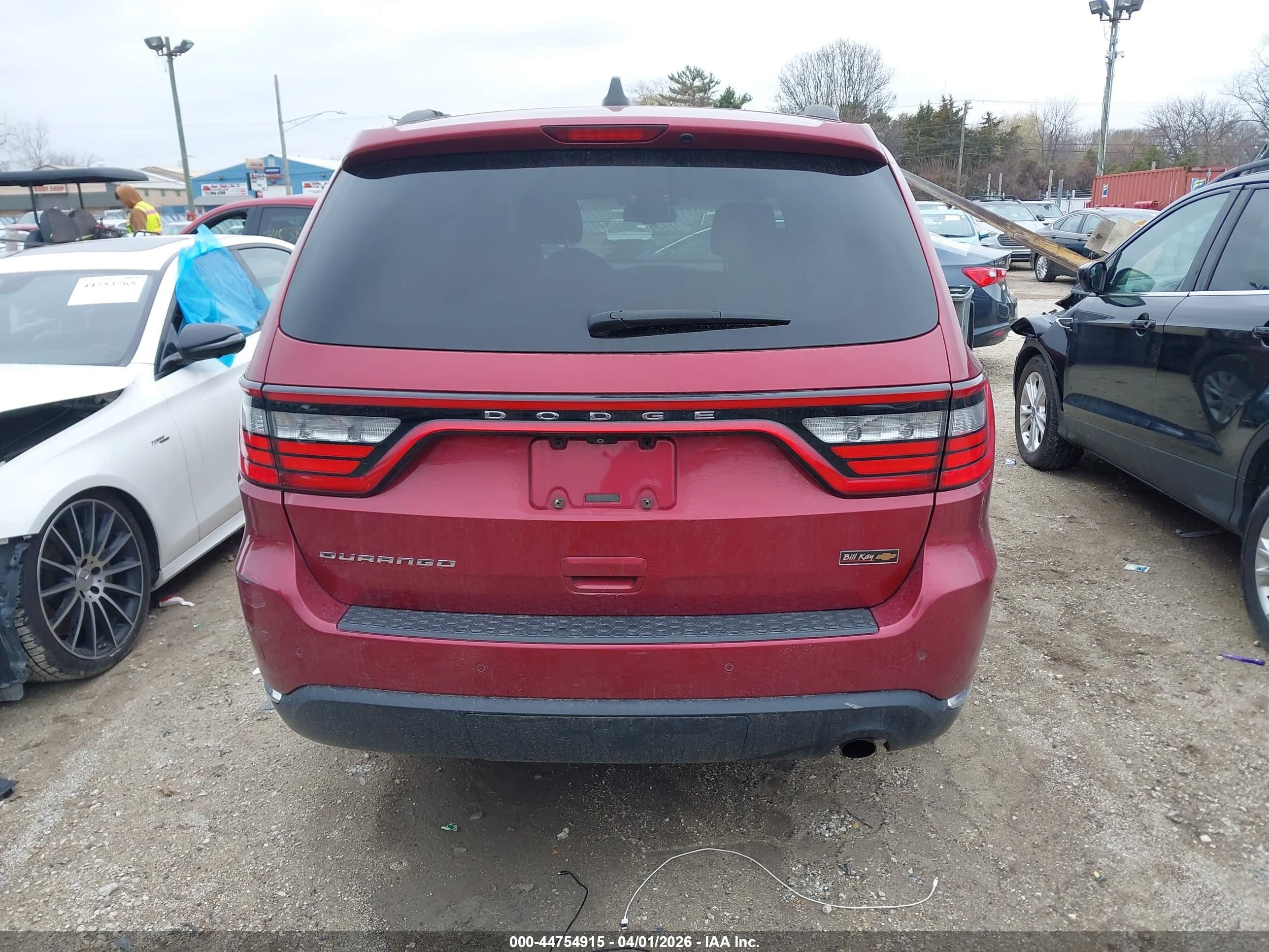 2014 Dodge Durango Sxt Red vin: 1C4RDHAG2EC972274