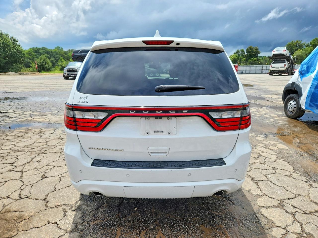2015 Dodge Durango Sxt White vin: 1C4RDHAG2FC113834