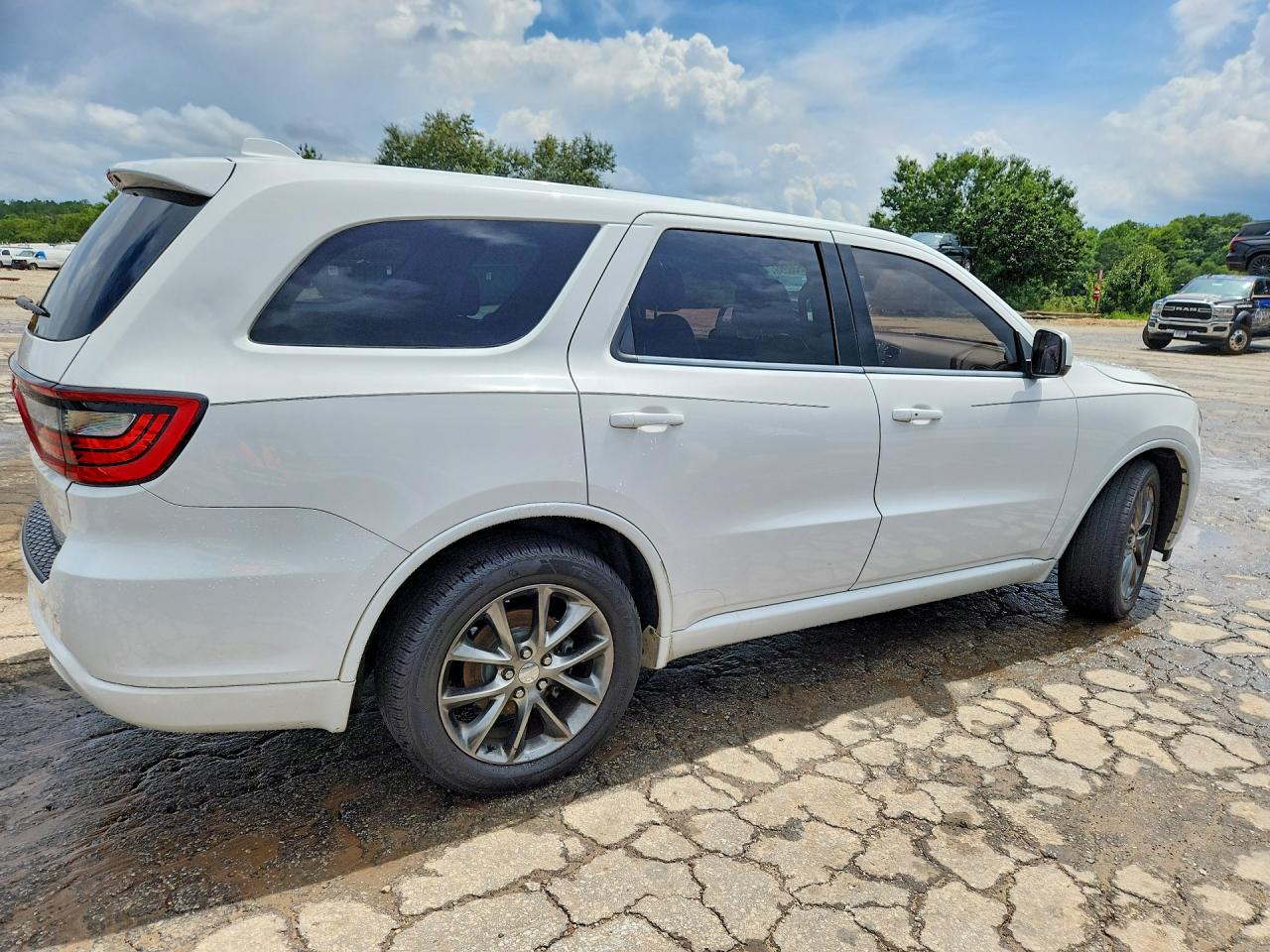 2015 Dodge Durango Sxt White vin: 1C4RDHAG2FC113834