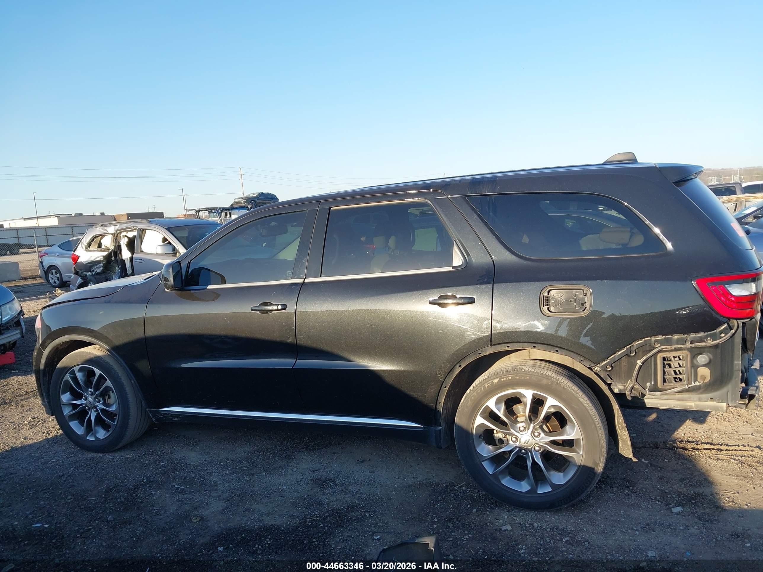 2015 Dodge Durango Sxt Черный vin: 1C4RDHAG2FC139365
