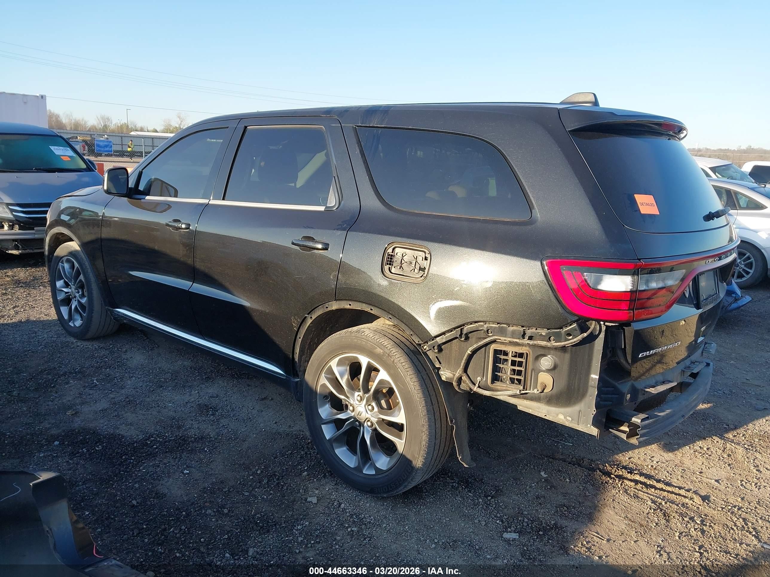 2015 Dodge Durango Sxt Черный vin: 1C4RDHAG2FC139365