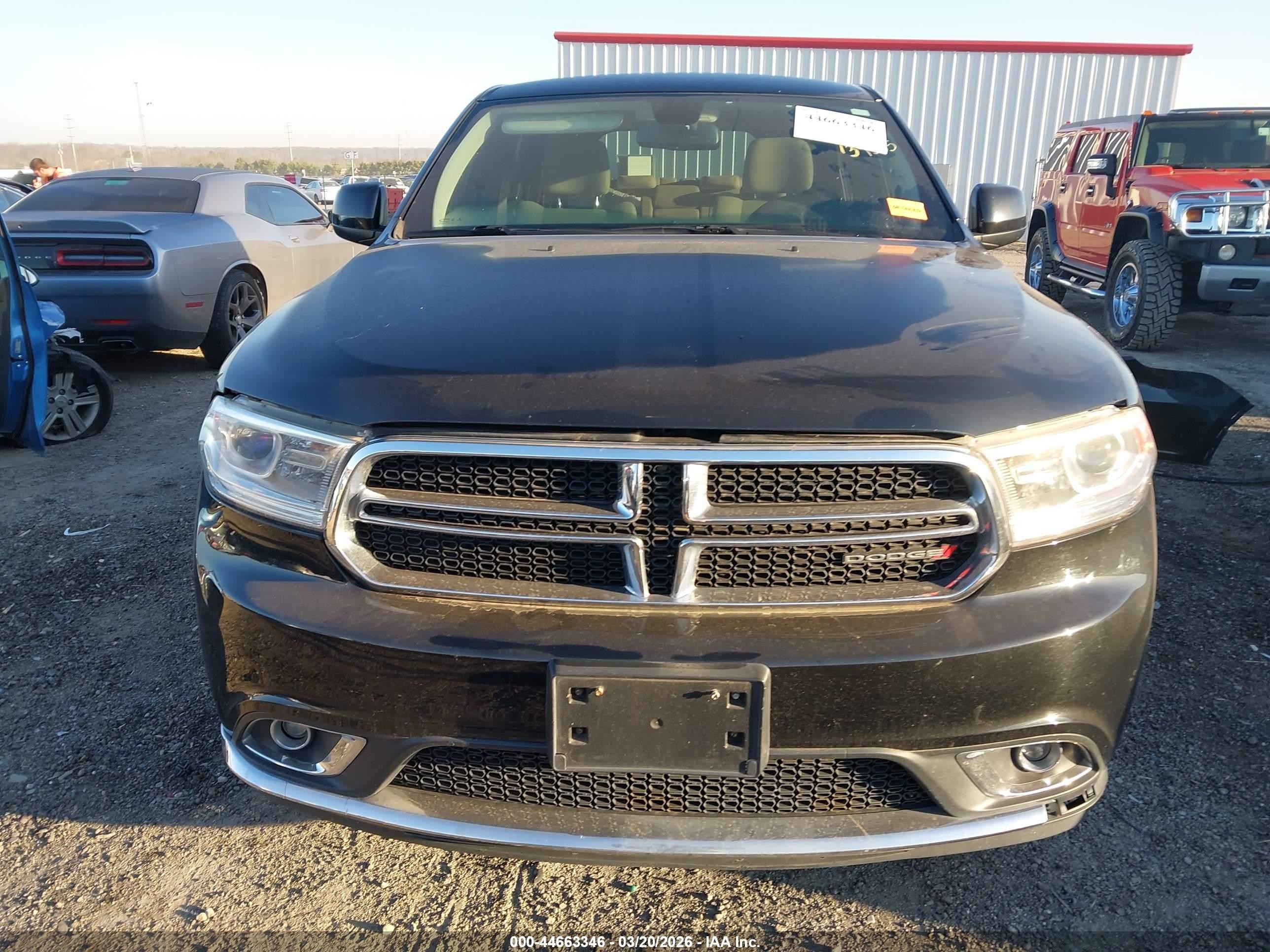 2015 Dodge Durango Sxt Черный vin: 1C4RDHAG2FC139365