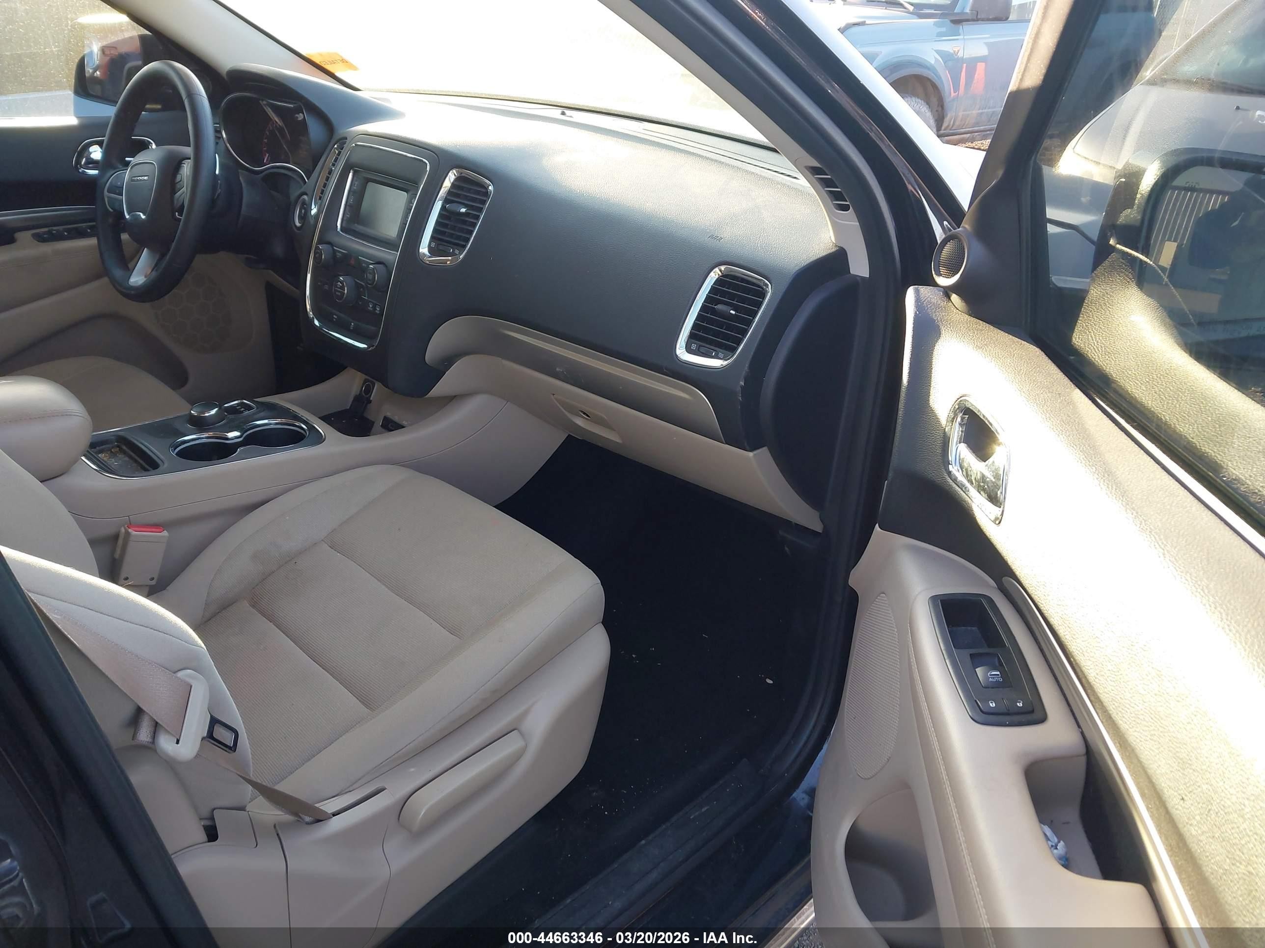 2015 Dodge Durango Sxt Черный vin: 1C4RDHAG2FC139365