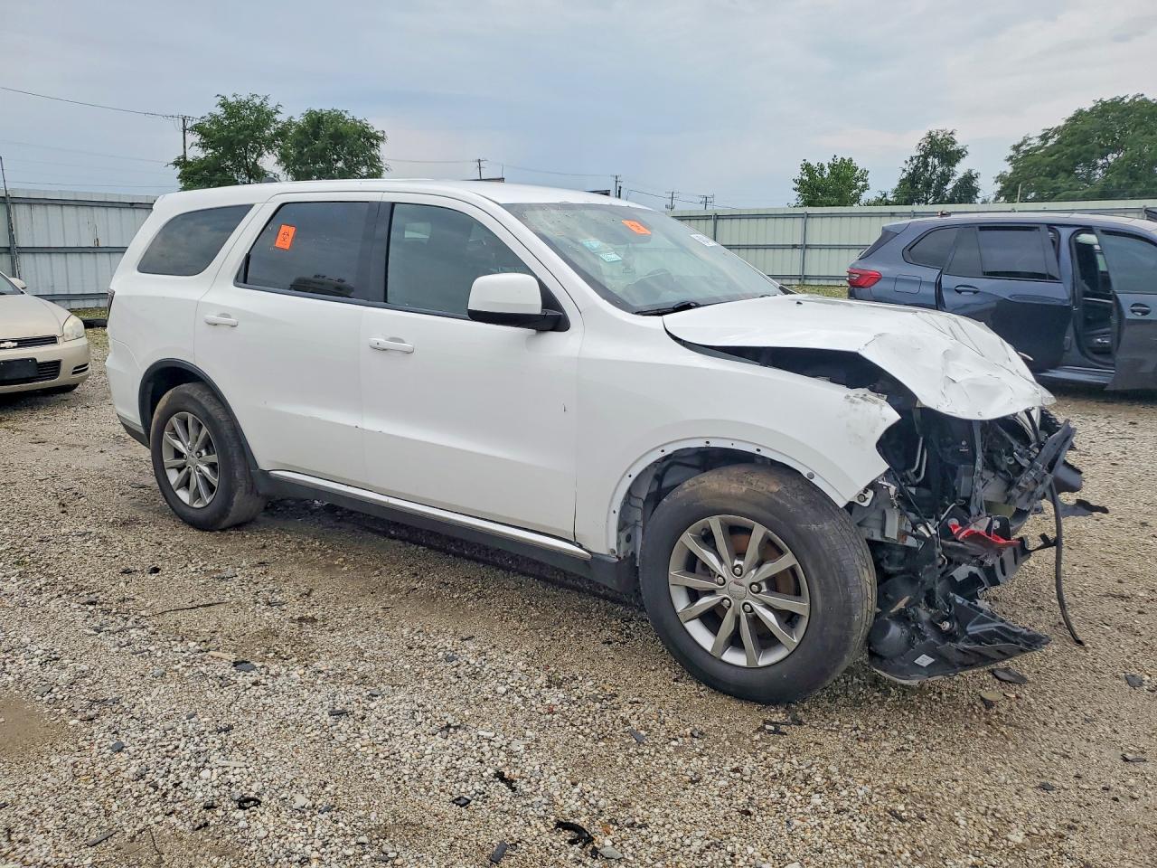 2017 Dodge Durango Sxt White vin: 1C4RDHAG2HC898181