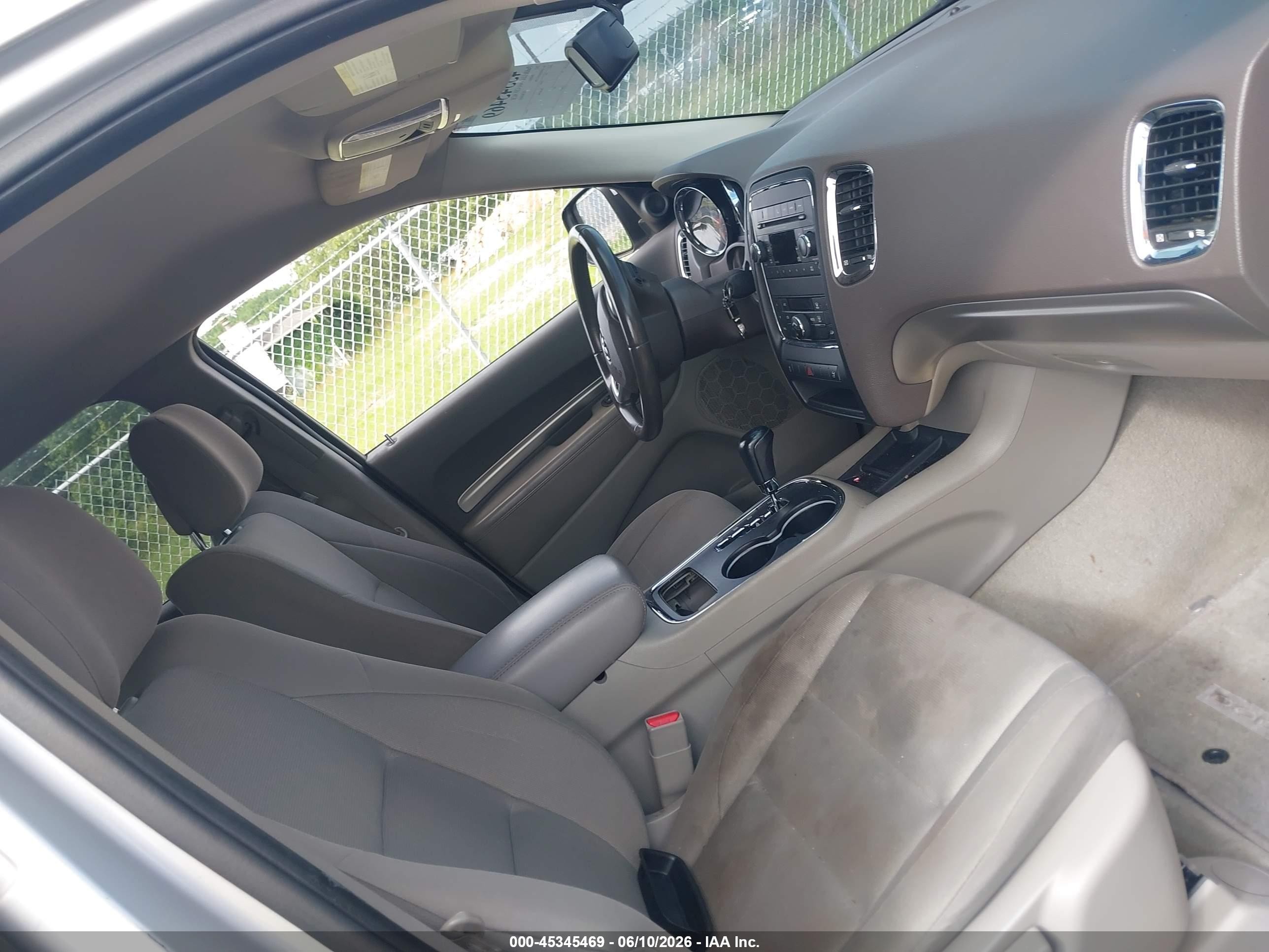 2012 Dodge Durango Sxt Silver vin: 1C4RDHAG3CC152296