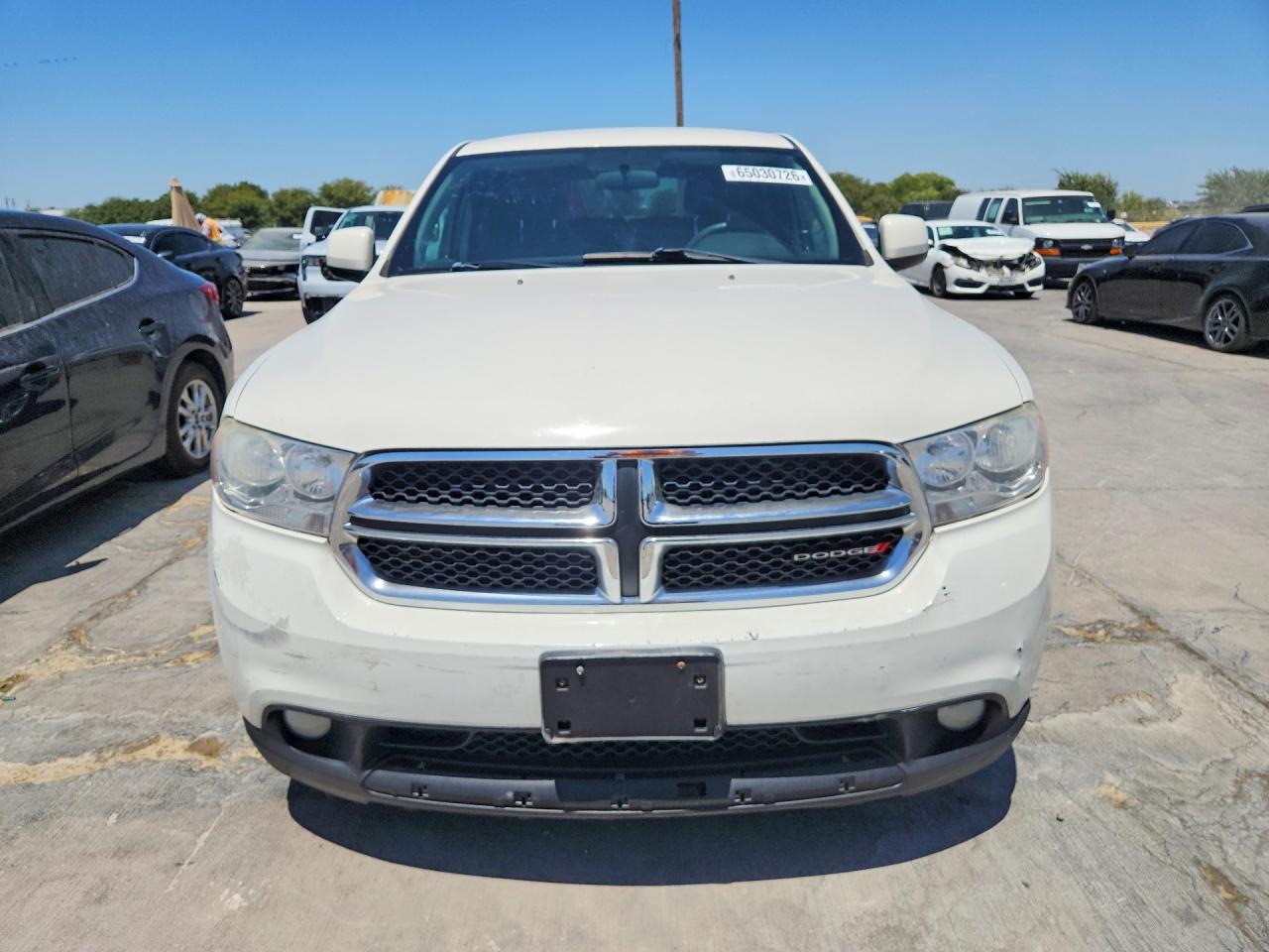 2012 Dodge Durango Sxt Белый vin: 1C4RDHAG3CC266539