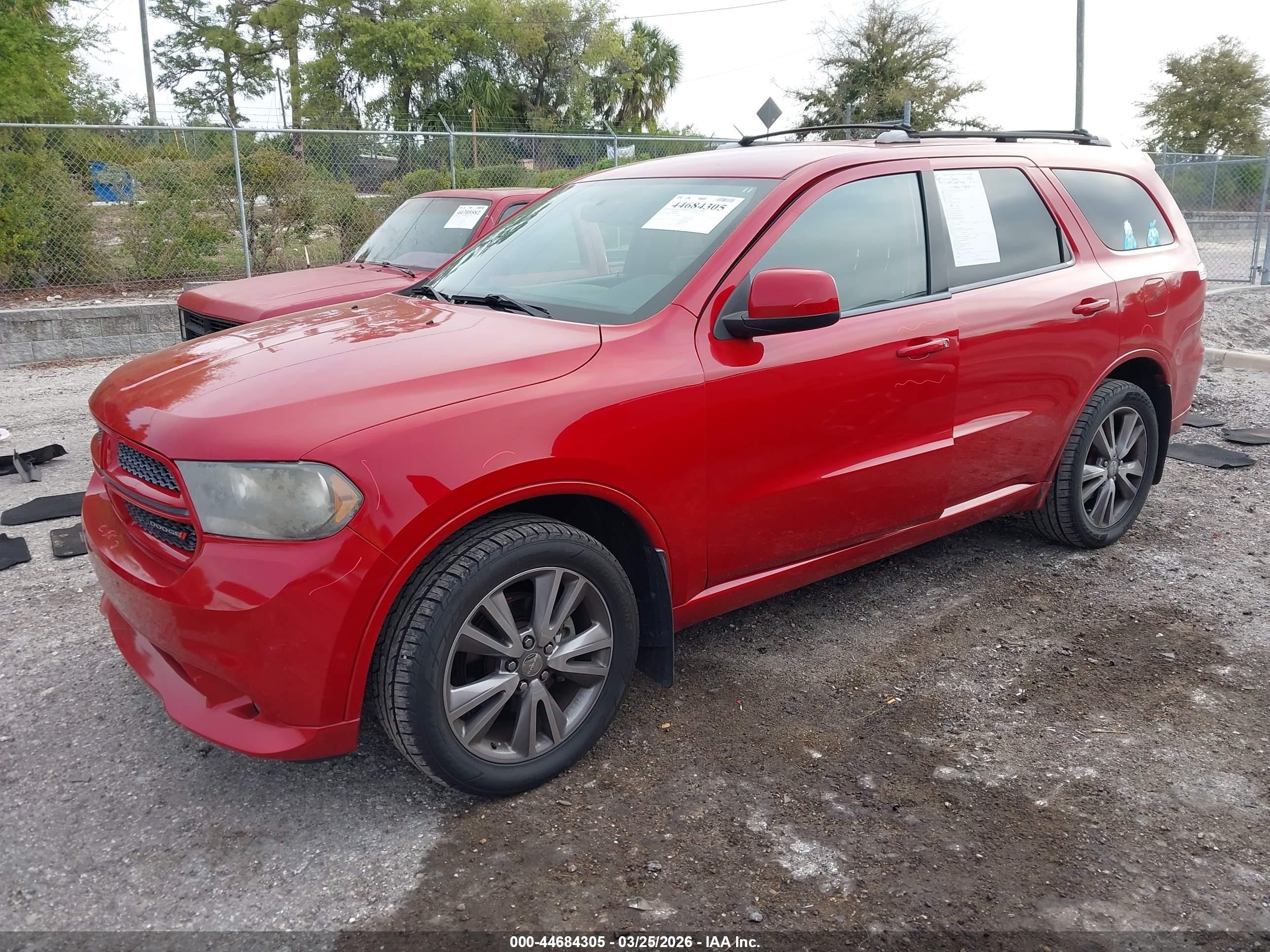 2013 Dodge Durango Sxt Red vin: 1C4RDHAG3DC575879